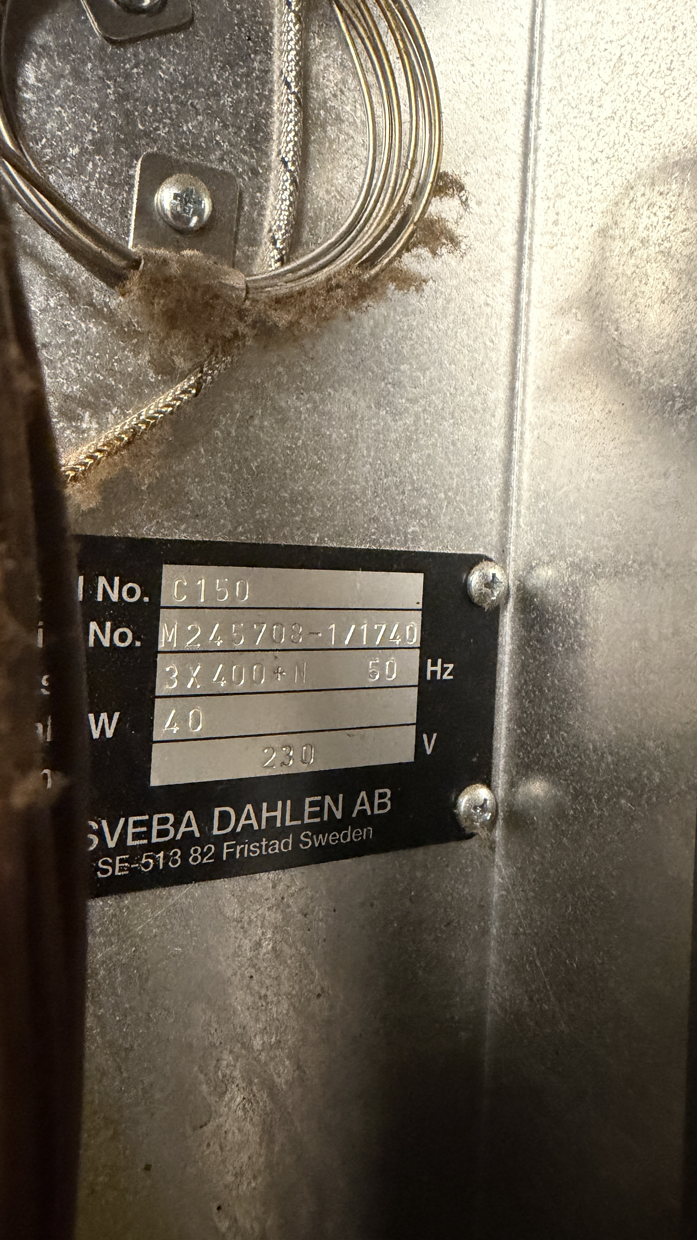 Used Sveba Dahlén C-150 -2017 #2943