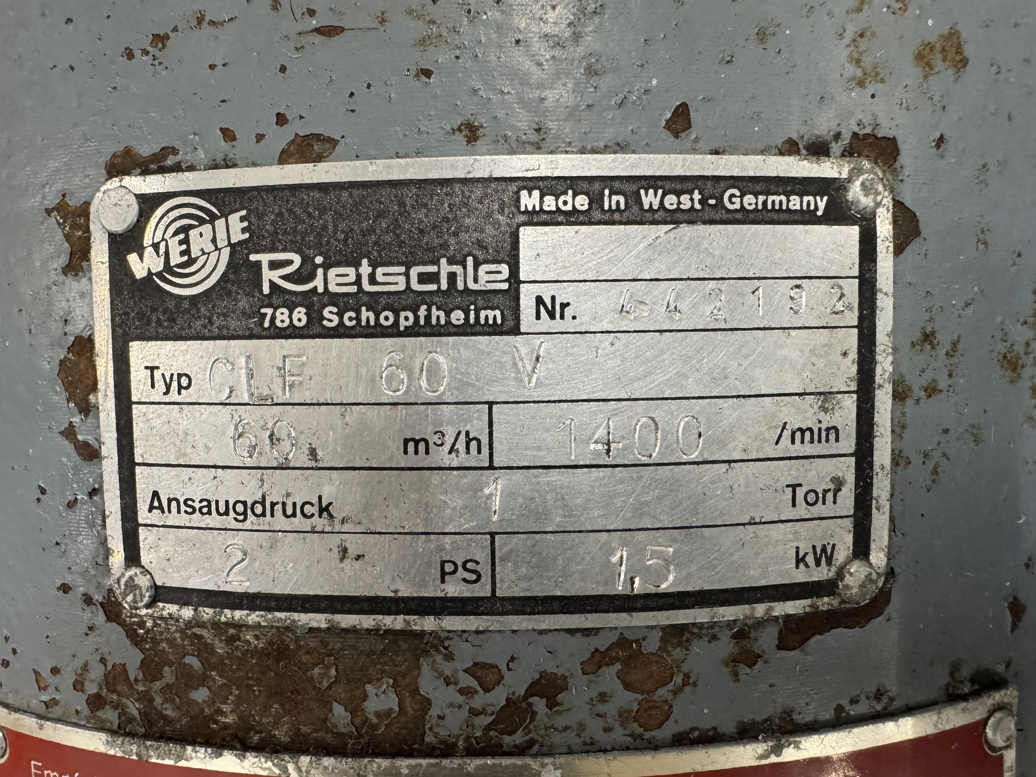 Other Rietschle CLF 60 V #2781