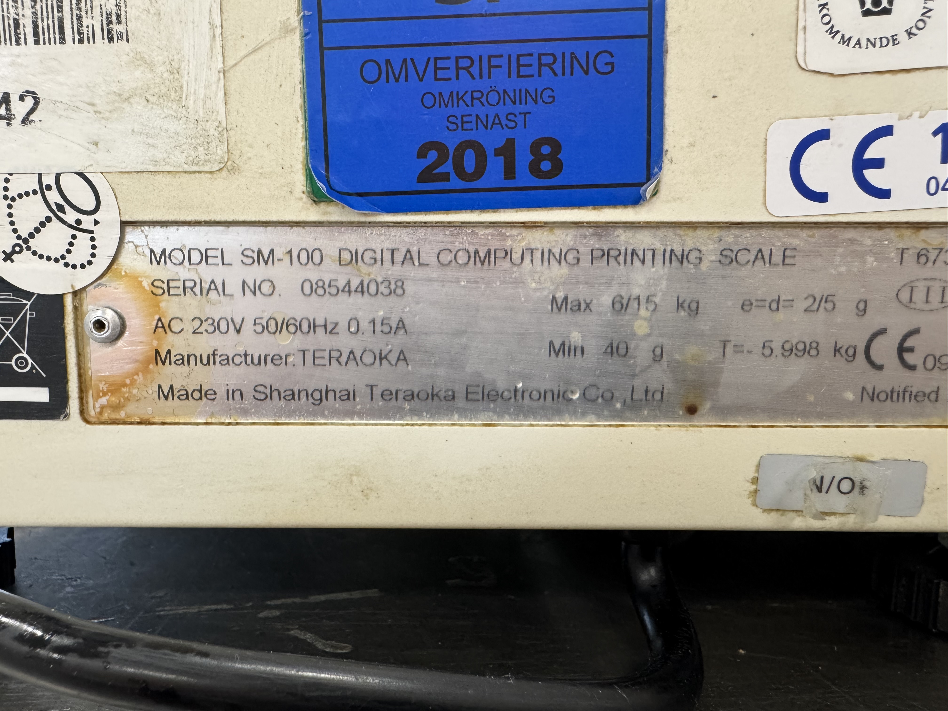 Used Våg DIGI SM-100 #2941