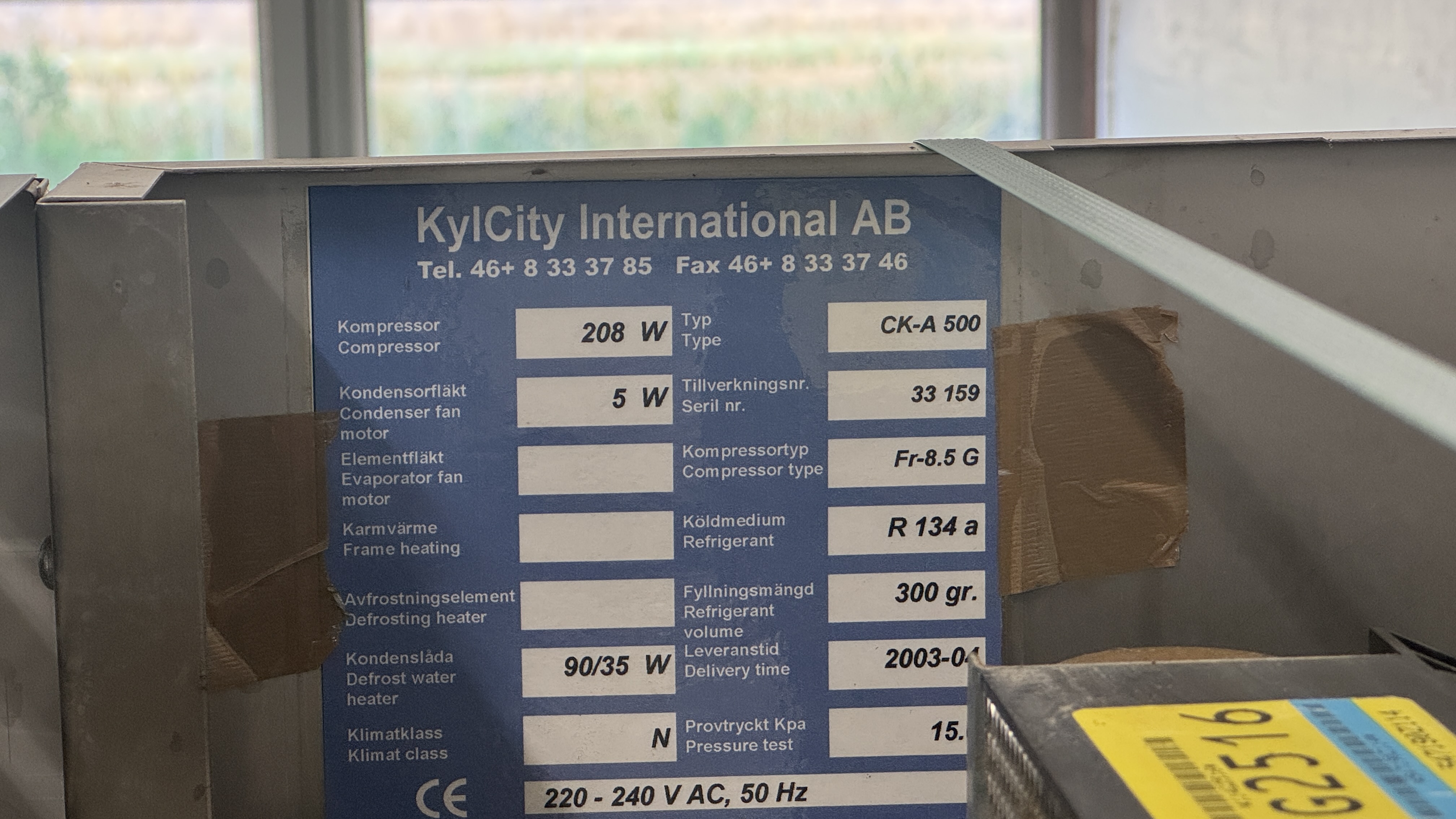 Used Kylskåp KylCity -2003 #2650