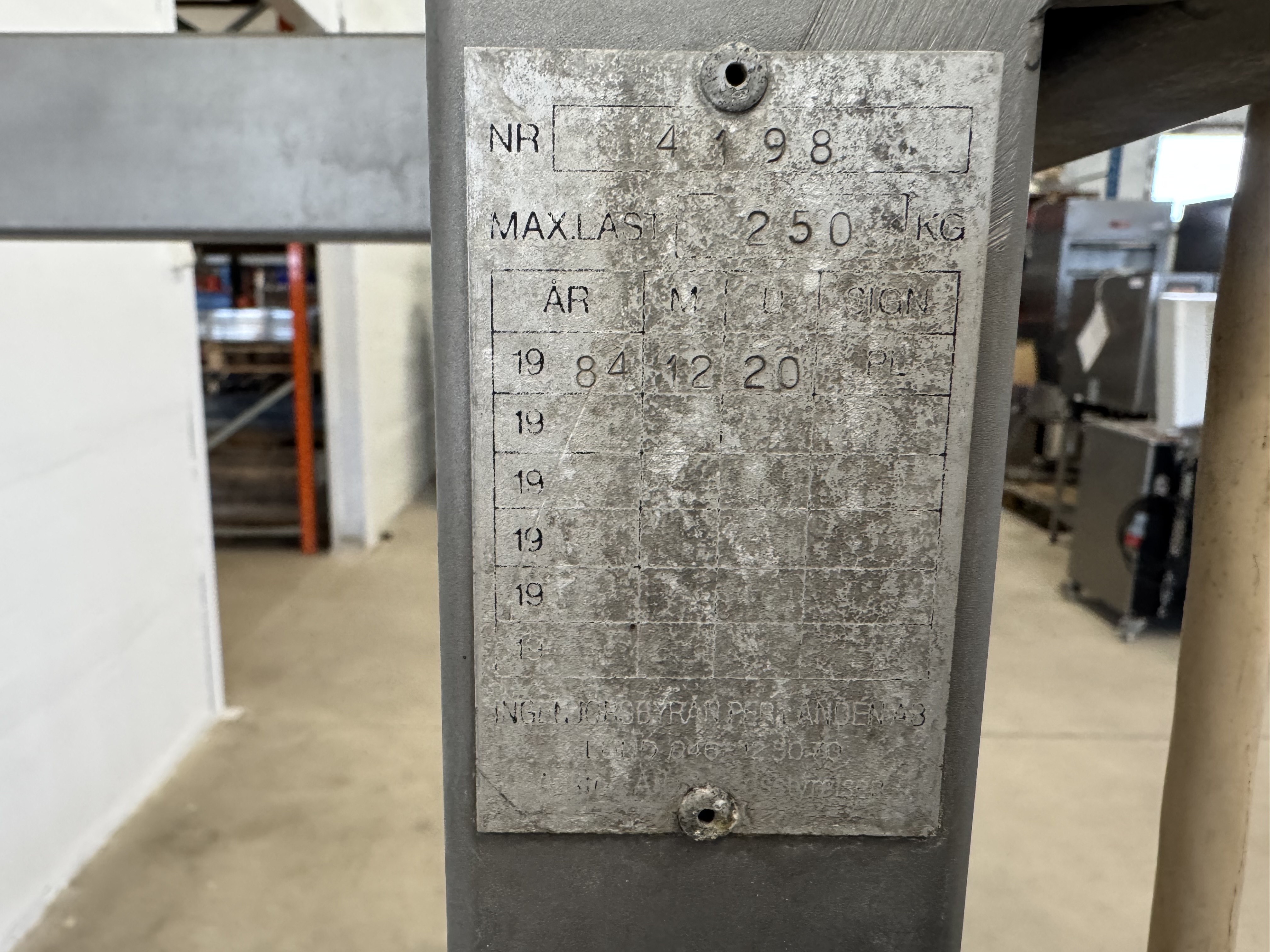 Used KÅ-GE Lyften SKV200MKR #2804