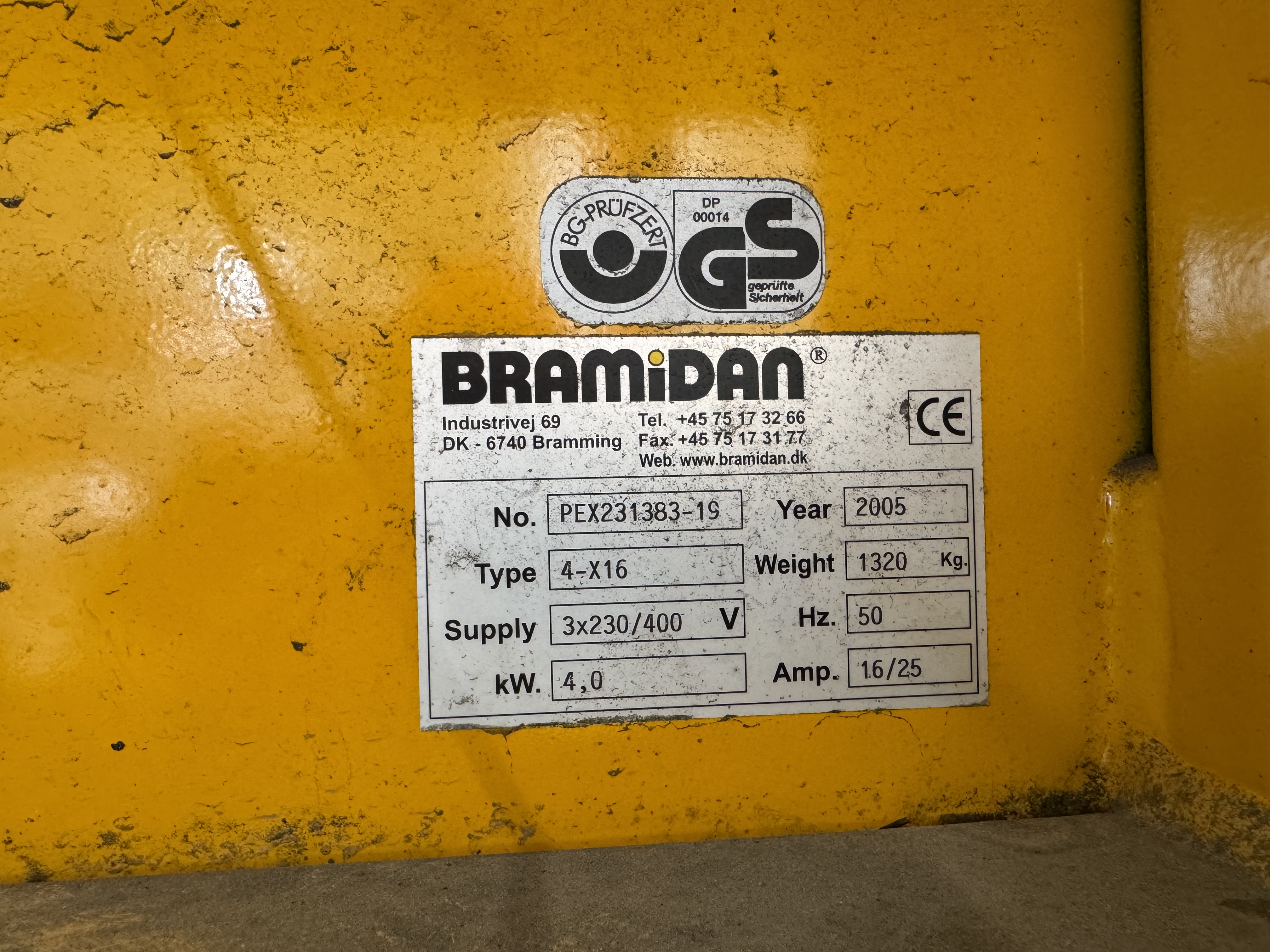 Used Press Bramidan 4-x 16 #2880