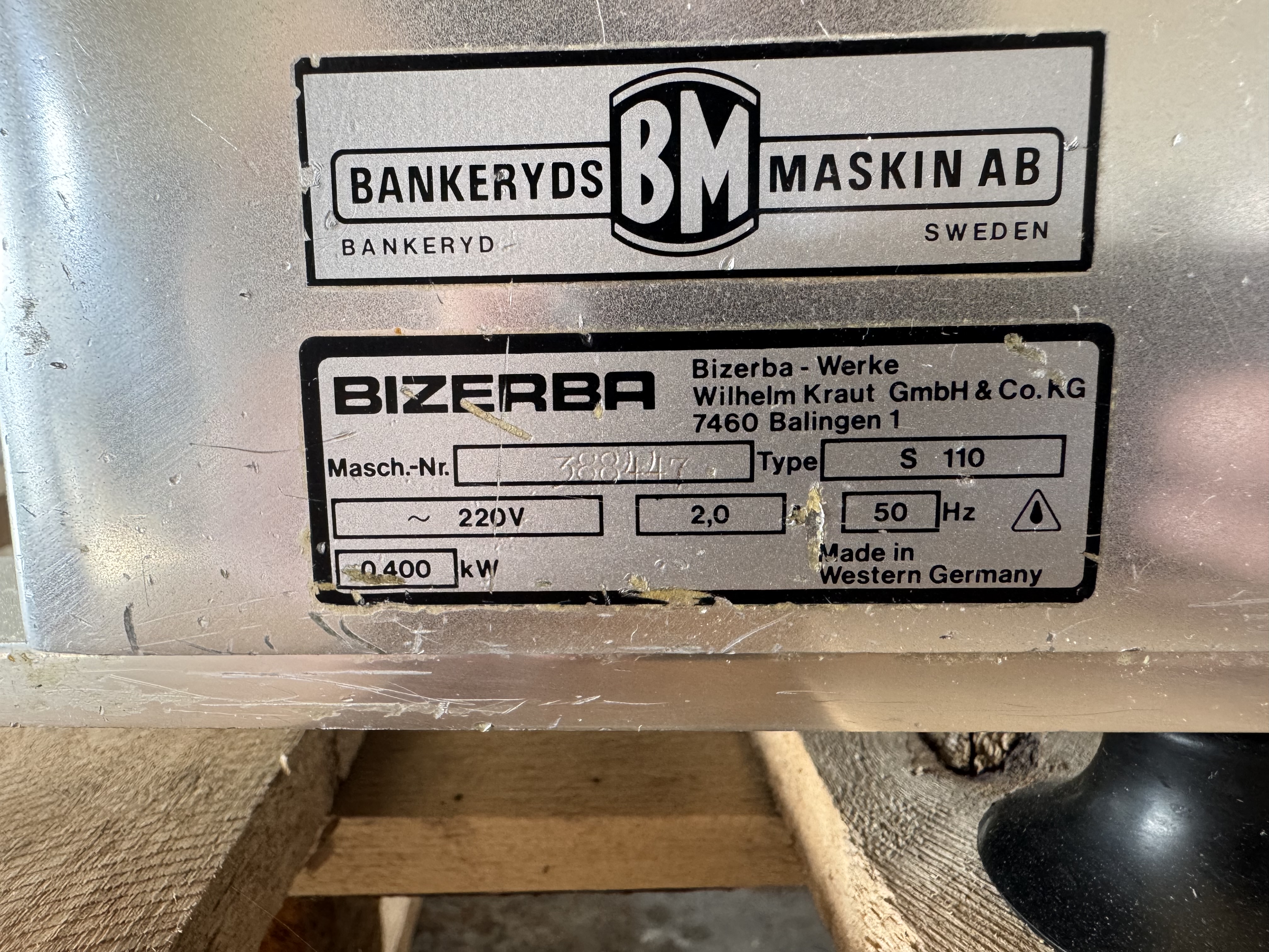 Used Bizerba S110 Mörare #2911