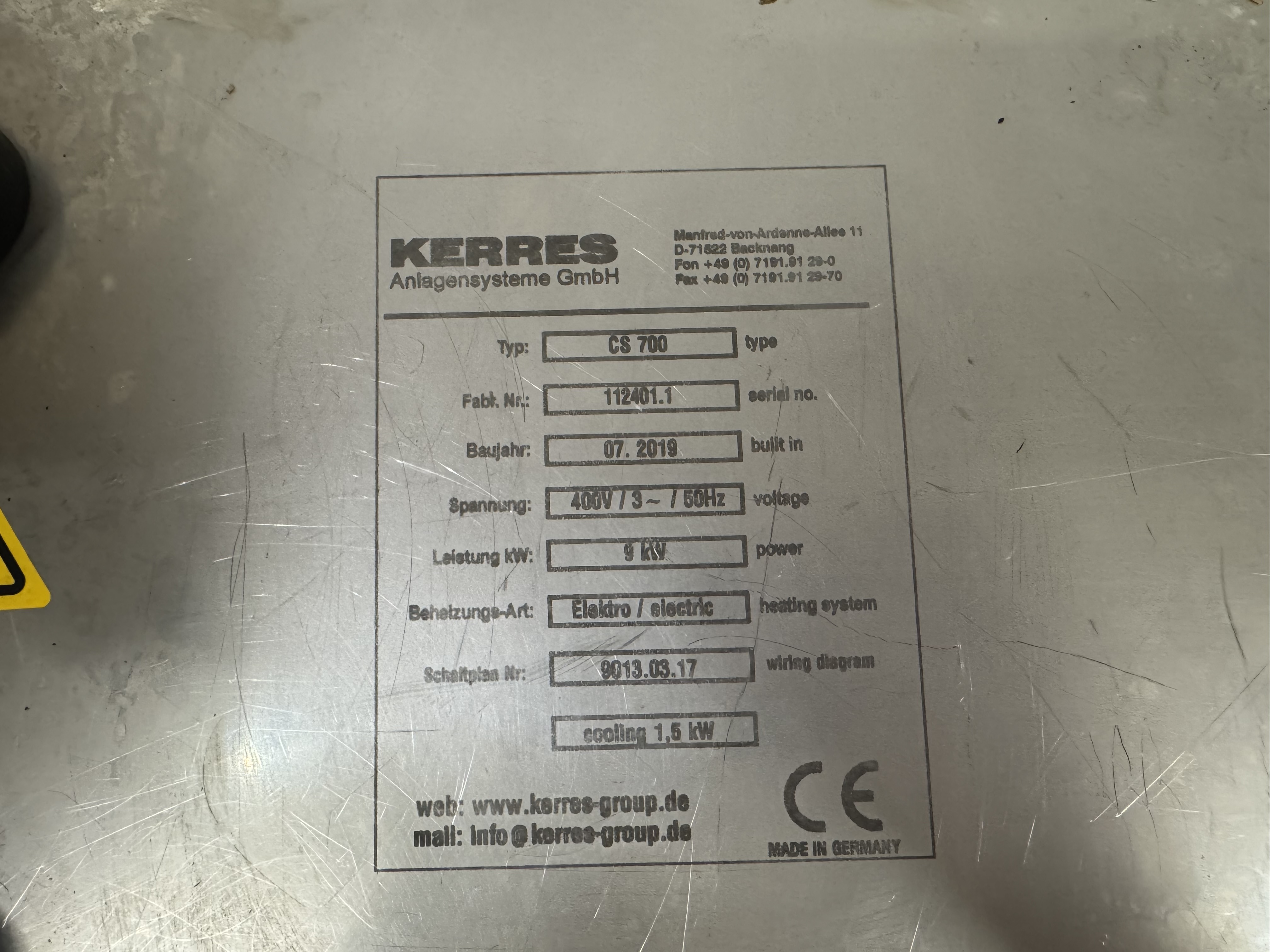 Used Rökskåp KERRES CS 700 #2931
