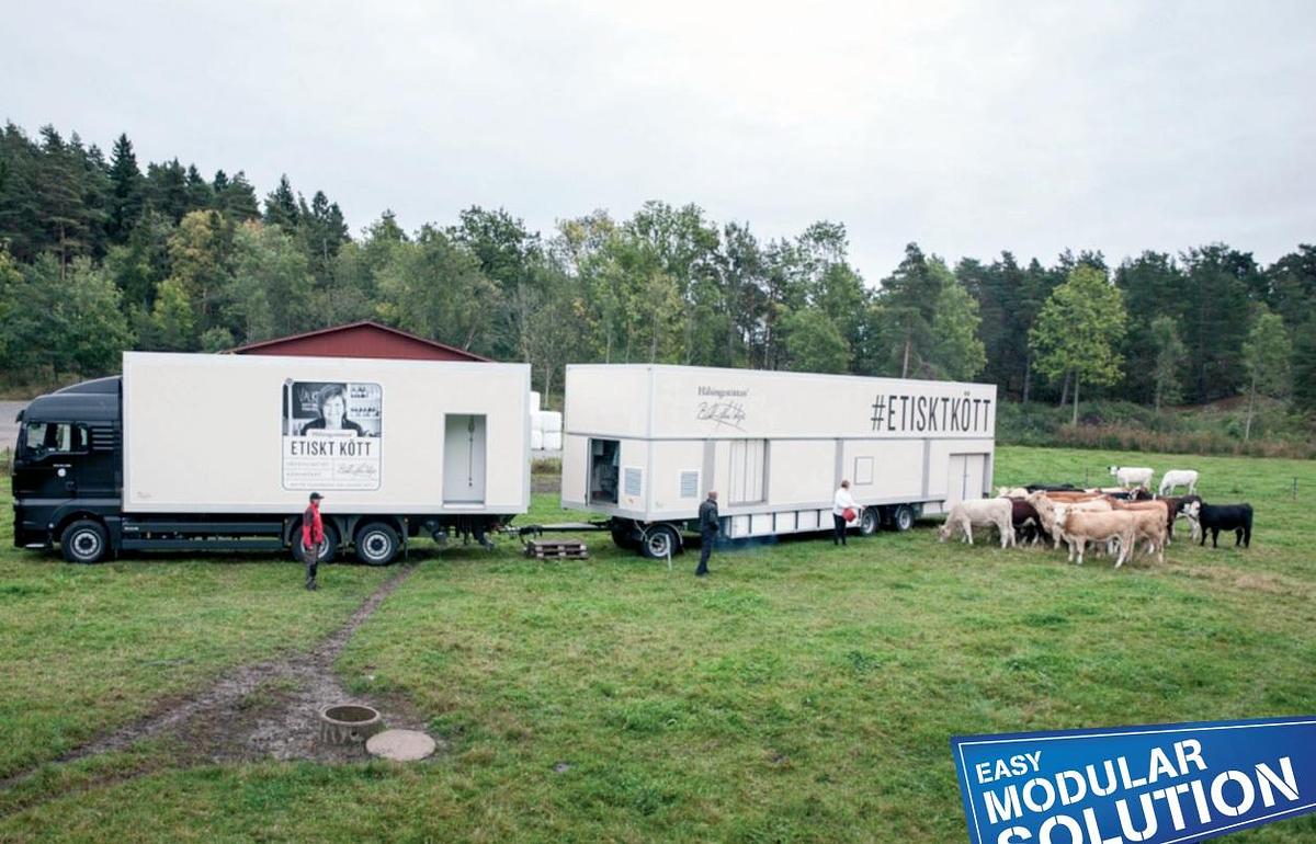 Used Komplett Mobilt Slakteri, med kylrum och personalrum