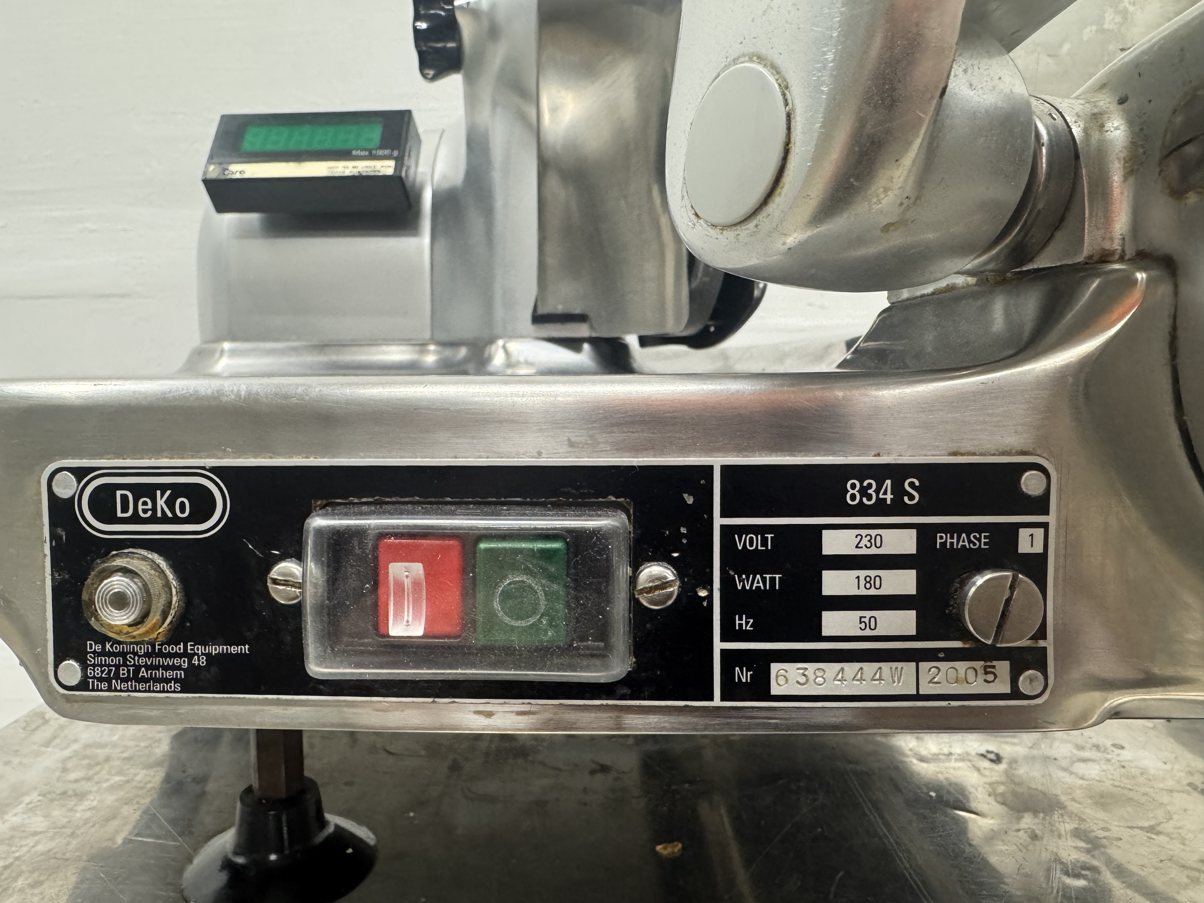 Used Skärmaskin Berkel DeKo 834S #2977