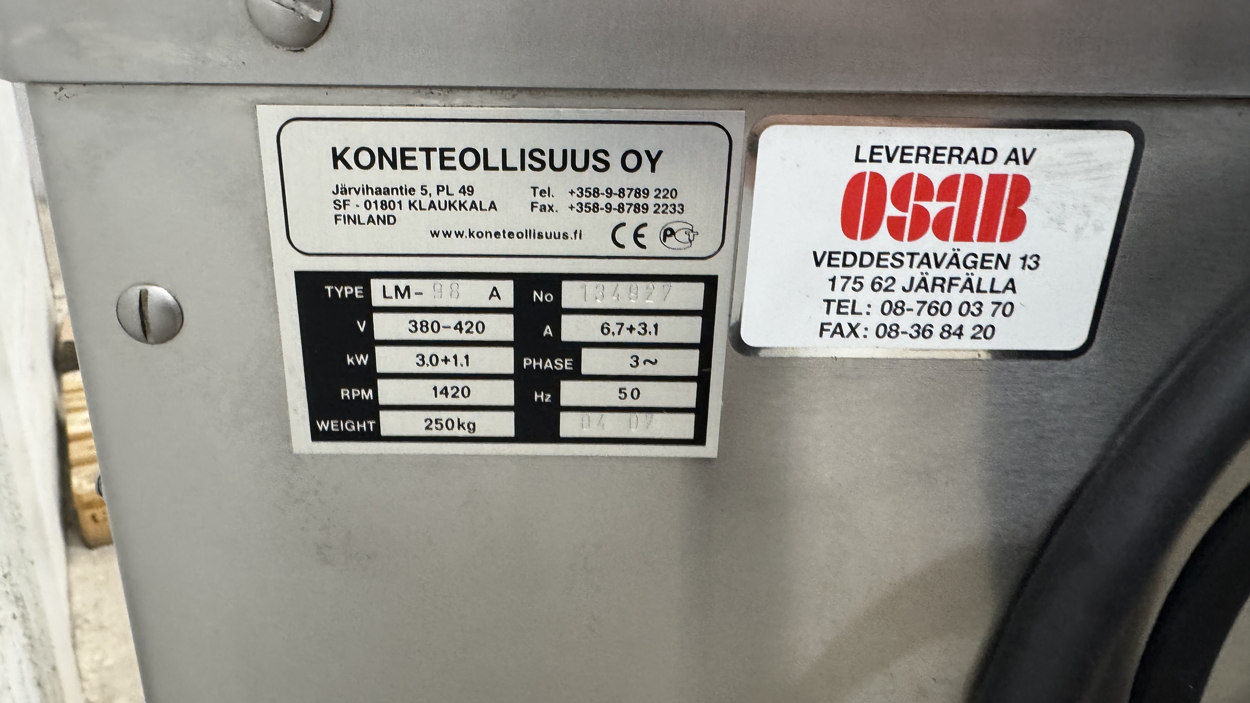 Used Blandarkvarn KTLM 98 #2441