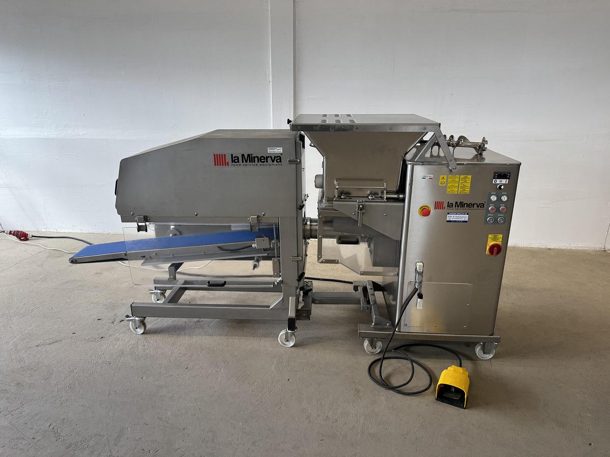 Used Kylkvarn med portionerare La Minerva C7E700R & MPM 500 #2946