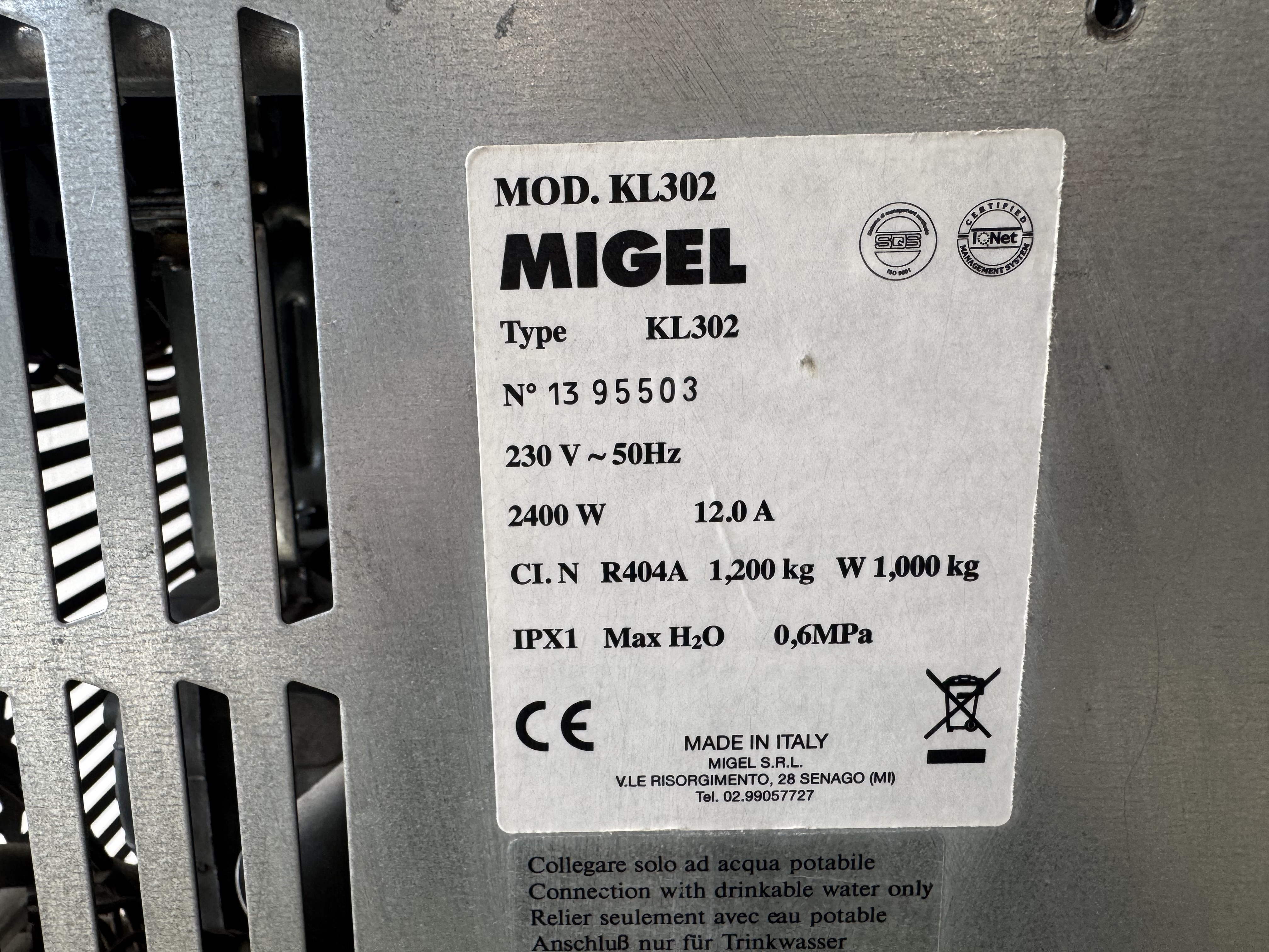 Used Is maskin Porkka Migel KL302 #2949