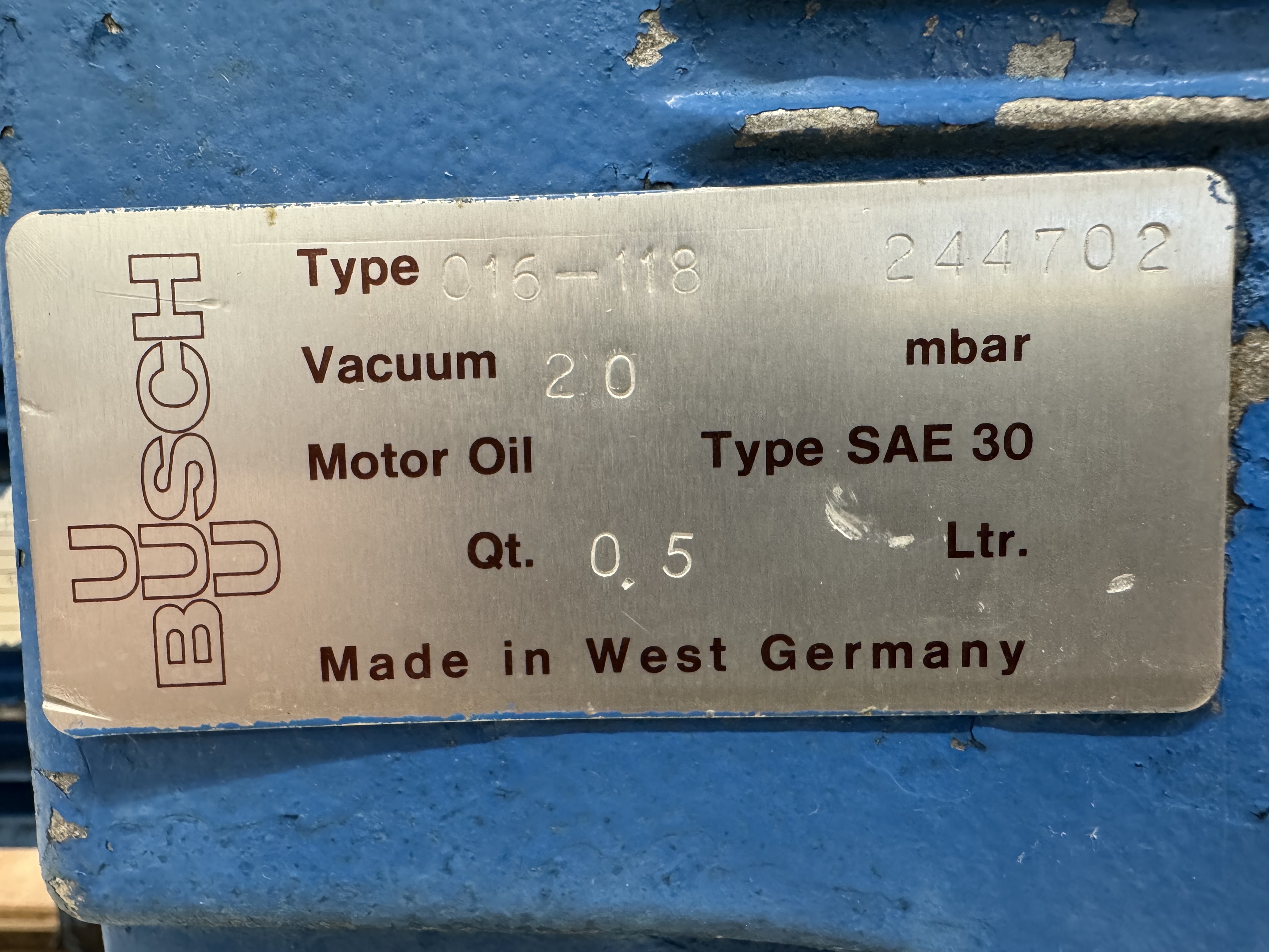 Other Vakuumpump Busch #1424