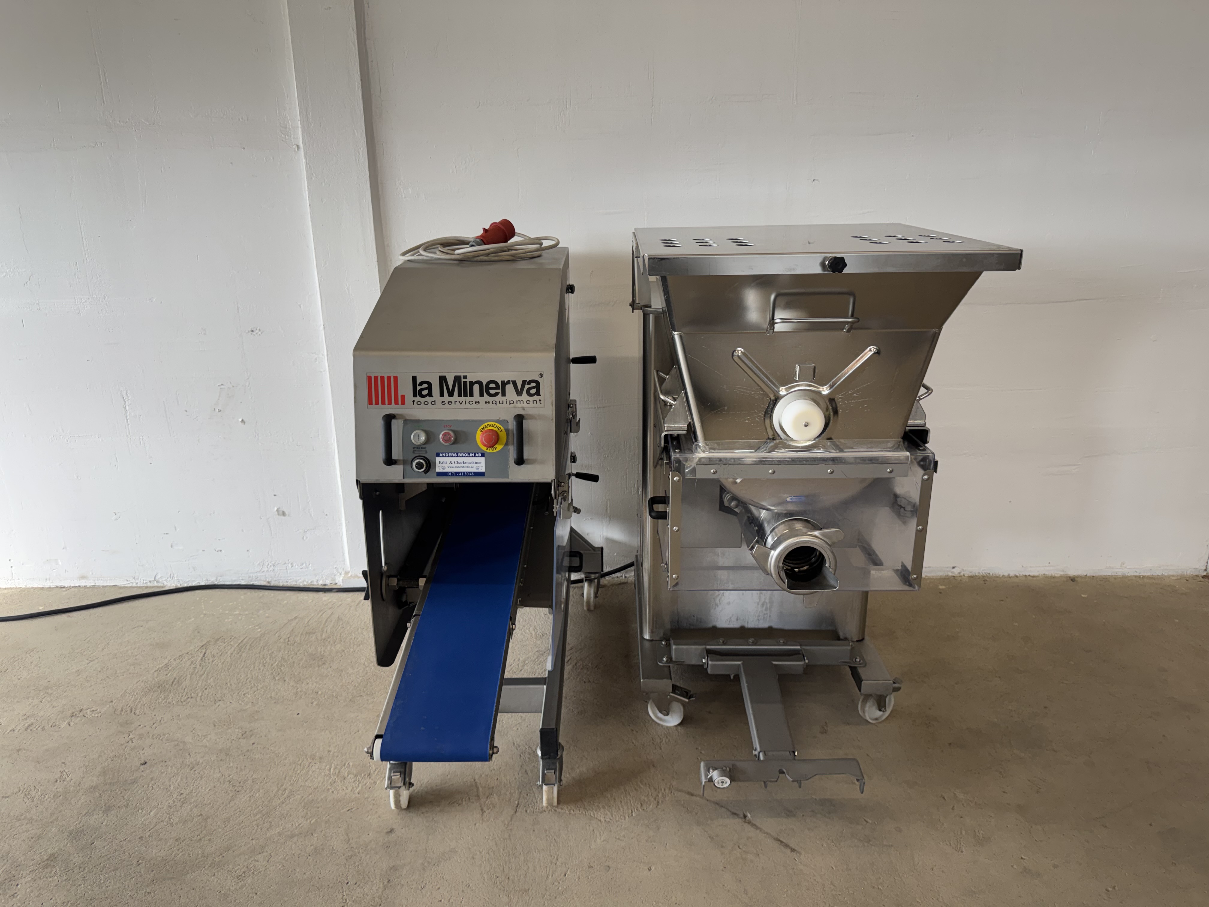 Used Kylkvarn med portionerare La Minerva C7E700R & MPM 500 #2946