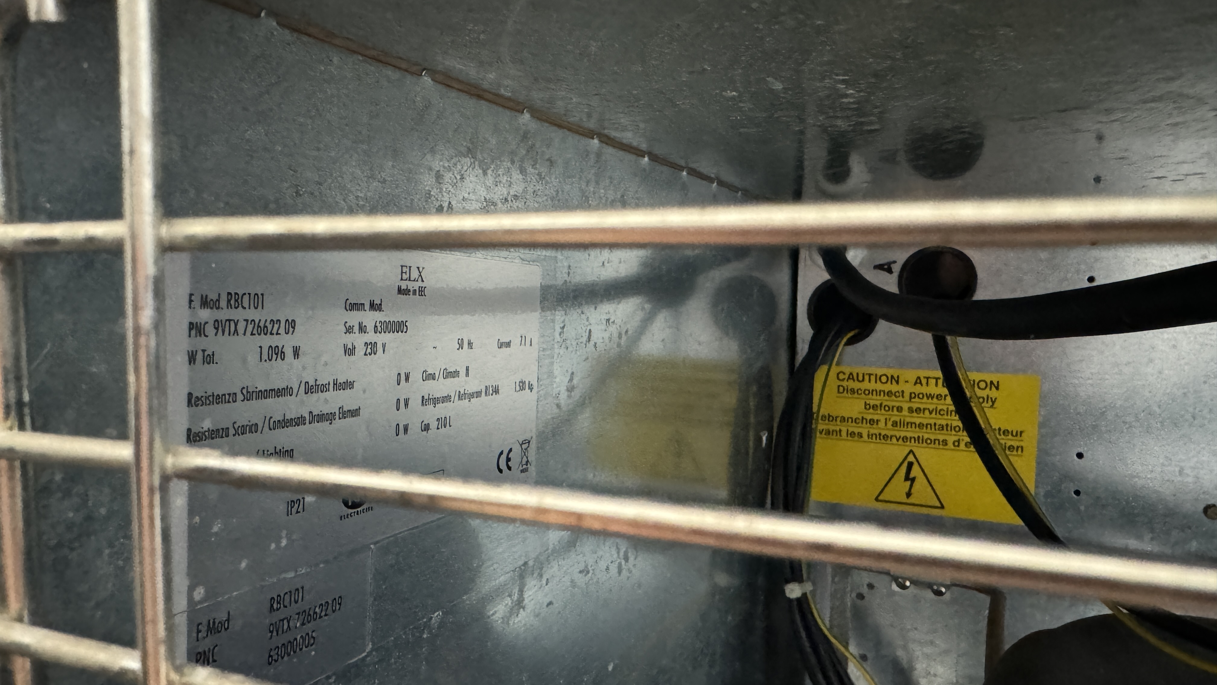 Used Electrolux Blastchiller RBC-101 #2397