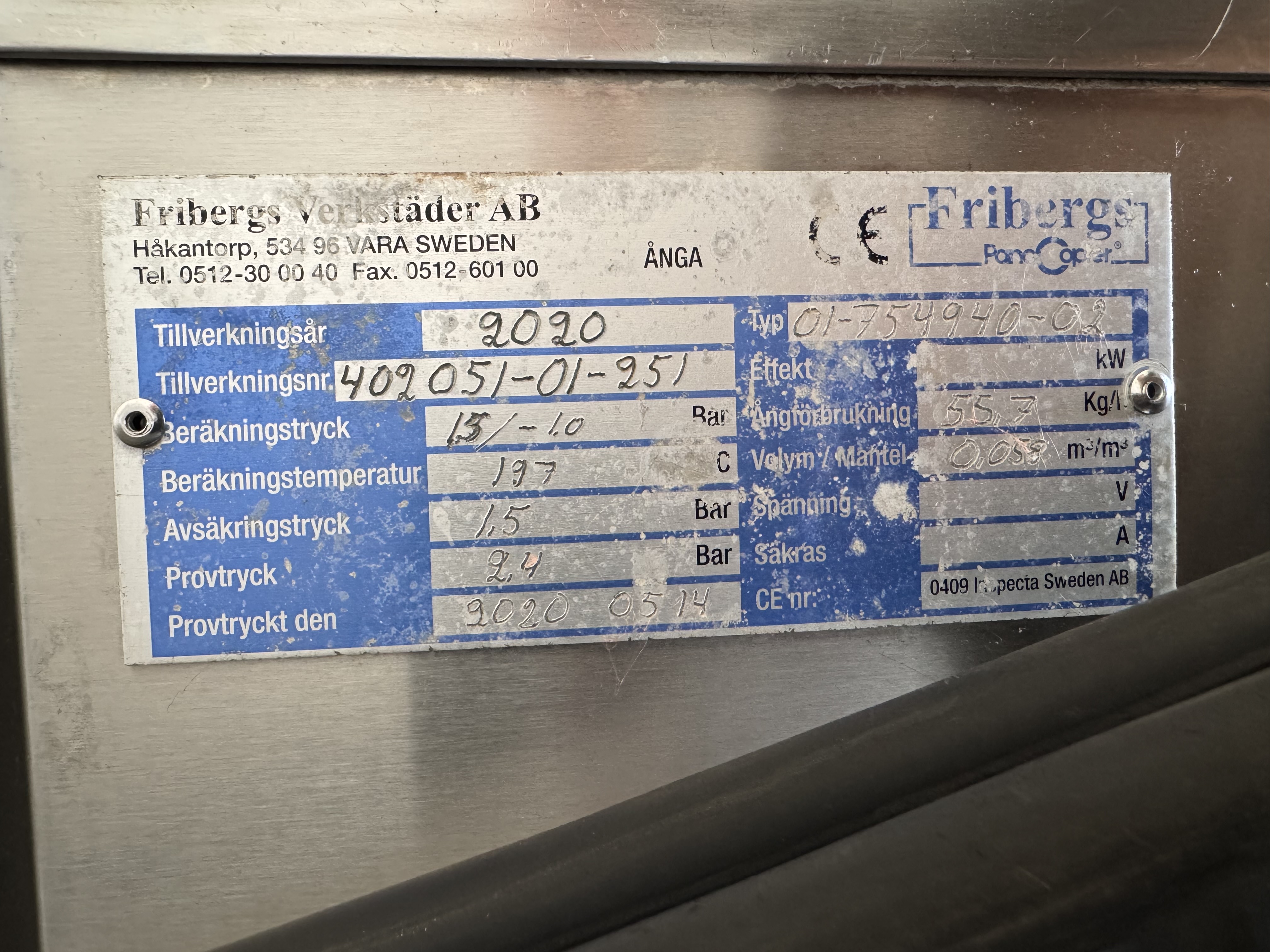 Used Kokgrytor Fribergs Panocopter PFC (ånga) #2956