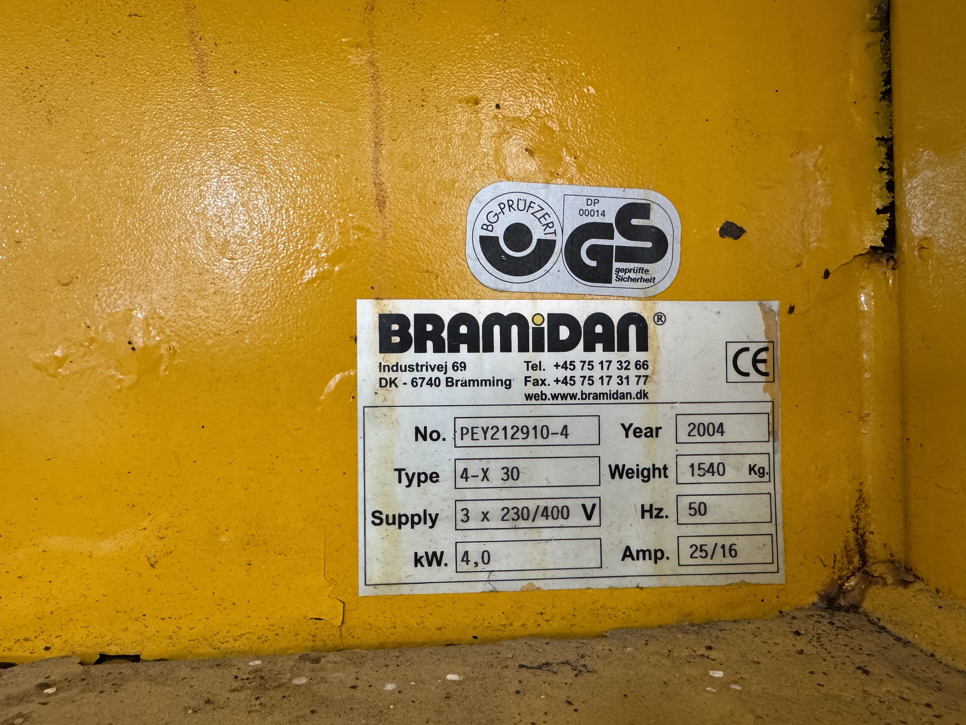 Used Press Bramidan 4-x 30 #2879