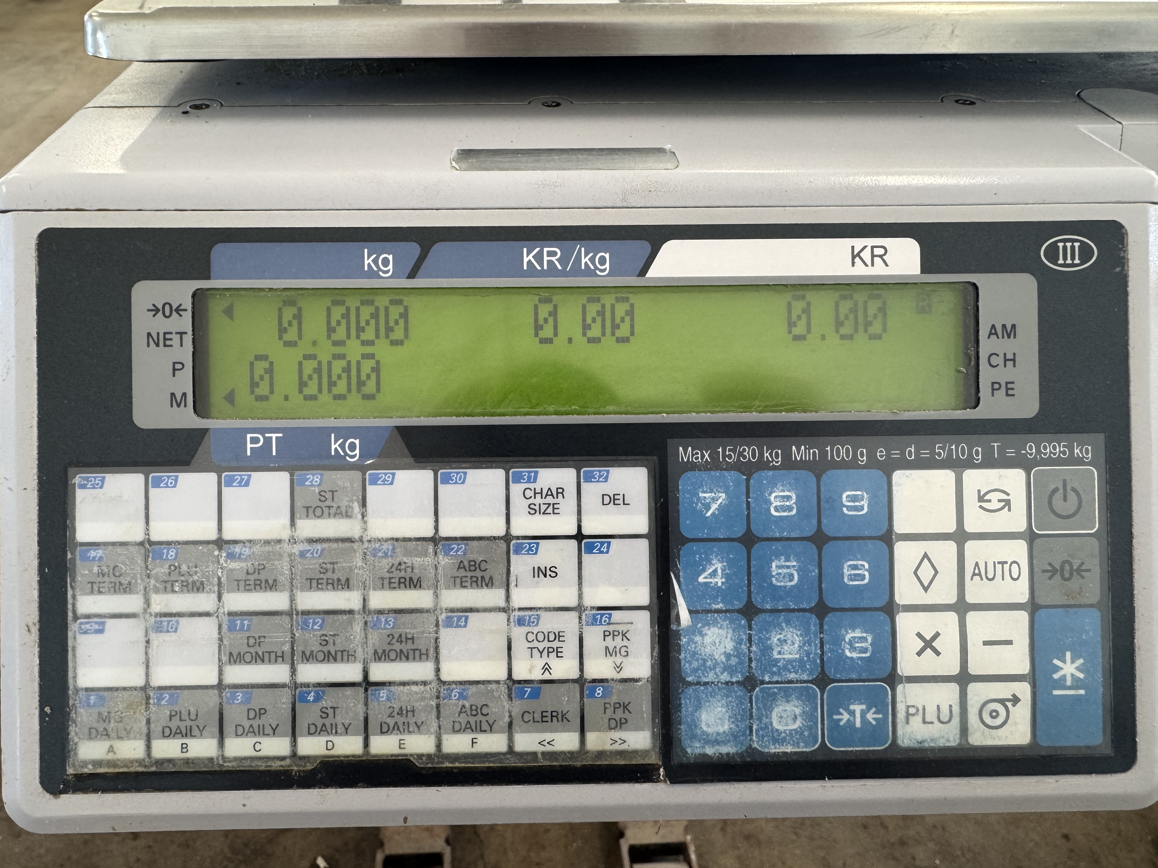 Used Våg DIGI SM-500EB #2928