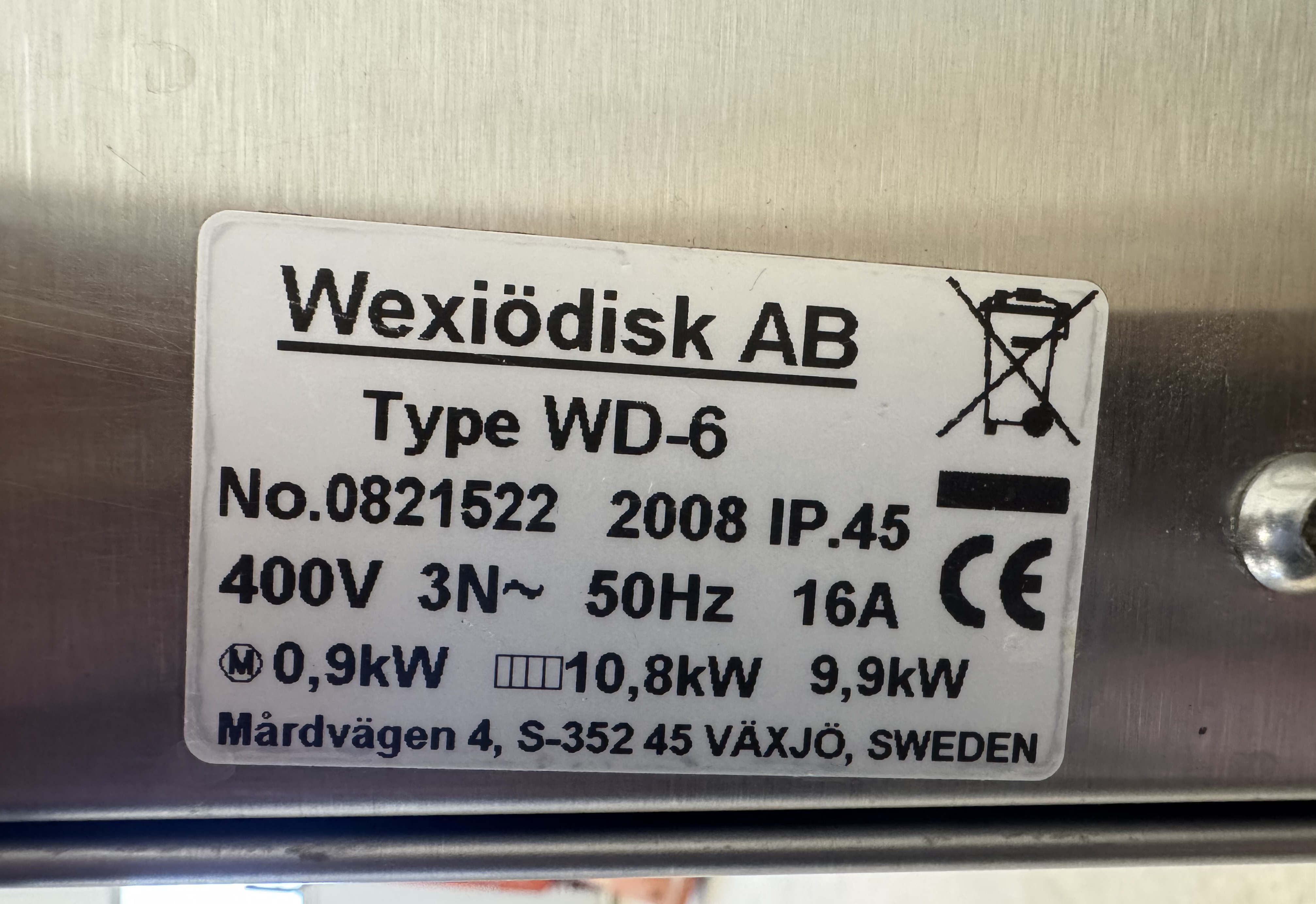Used Diskmaskin Metos WD6 #2809