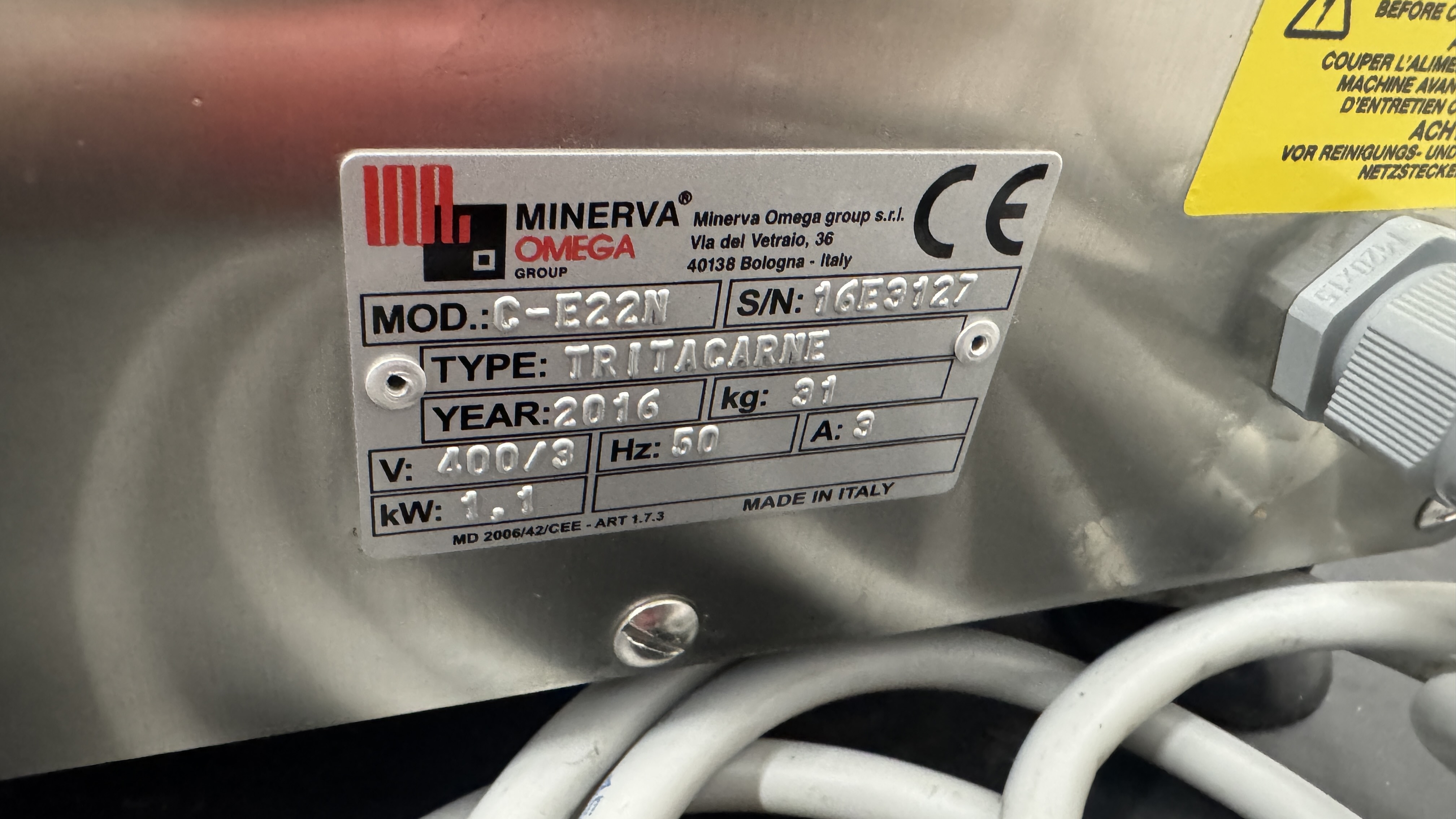 Used Köttkvarn La Minerva -2016 #2710