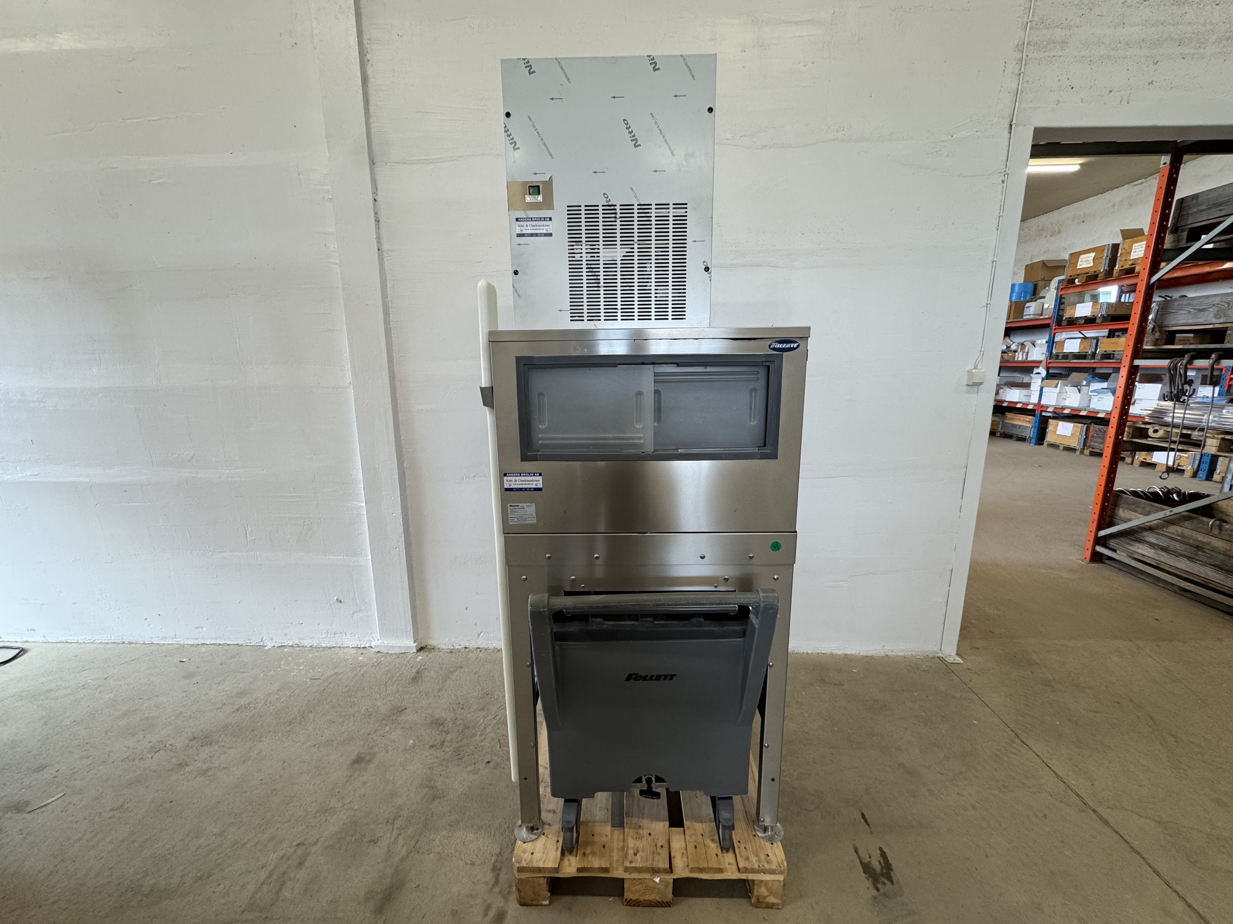 Used Ismaskin Flaker Follett LITS 500SG med BREMA Ice Maker (G280W-Q)  #2851