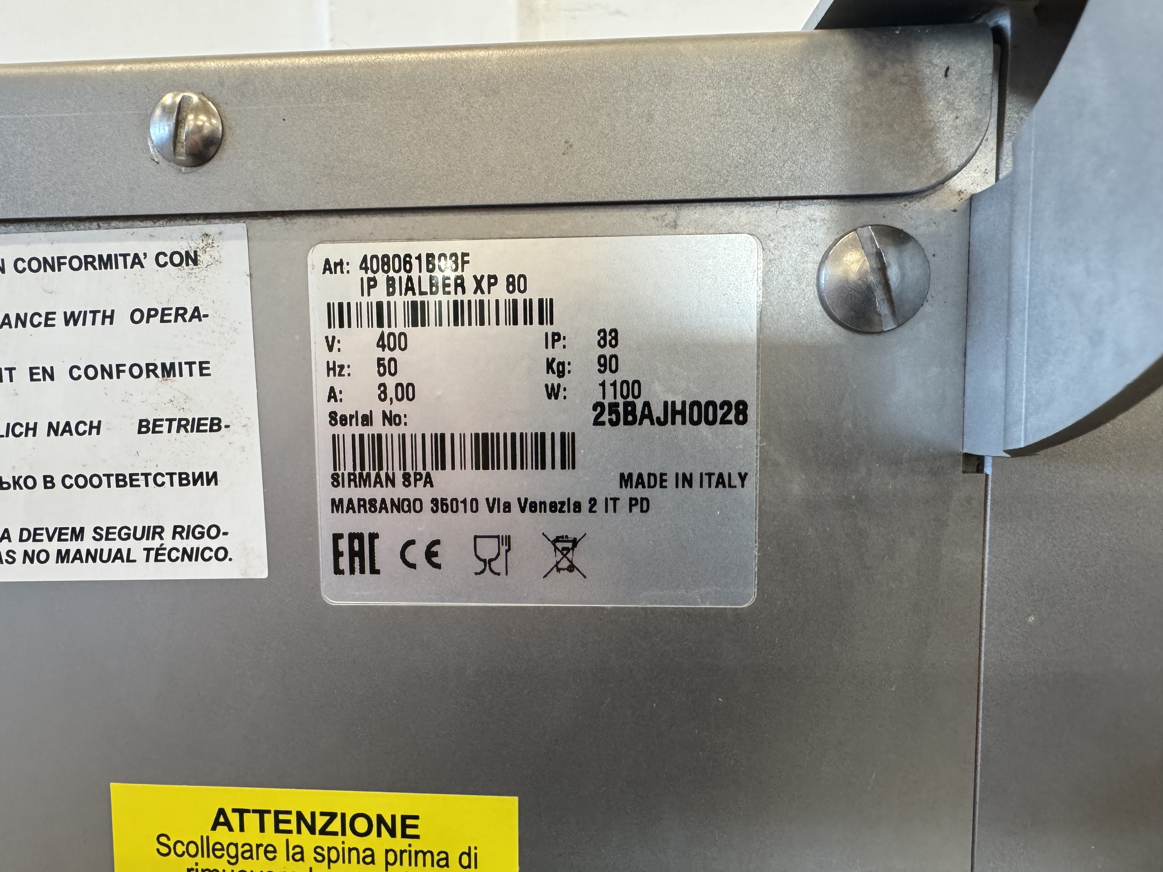 Used Blandare Sirman 80kg #2832