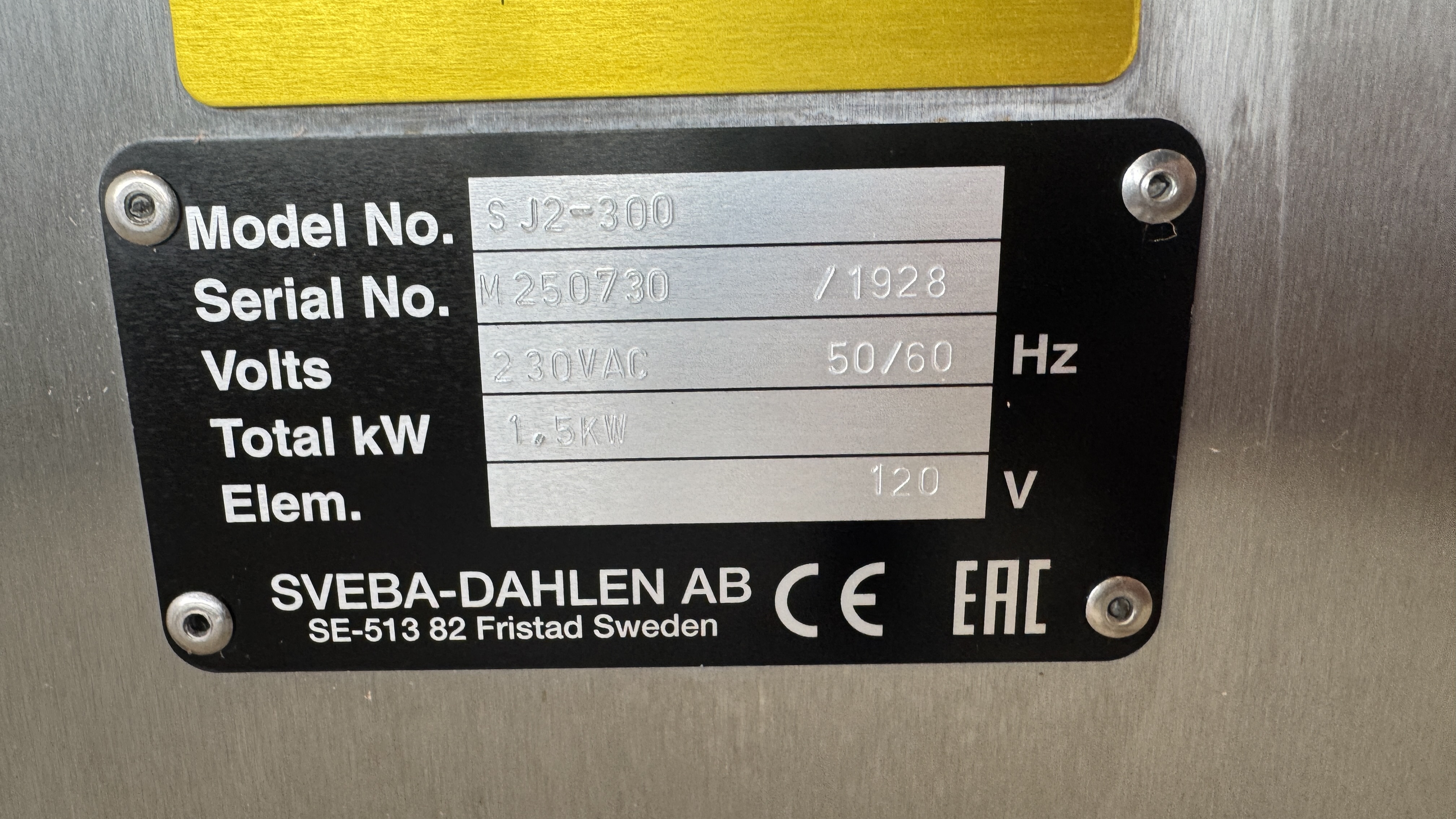 Used Däckjäs Sveba Dahlén S J2-300 #2597