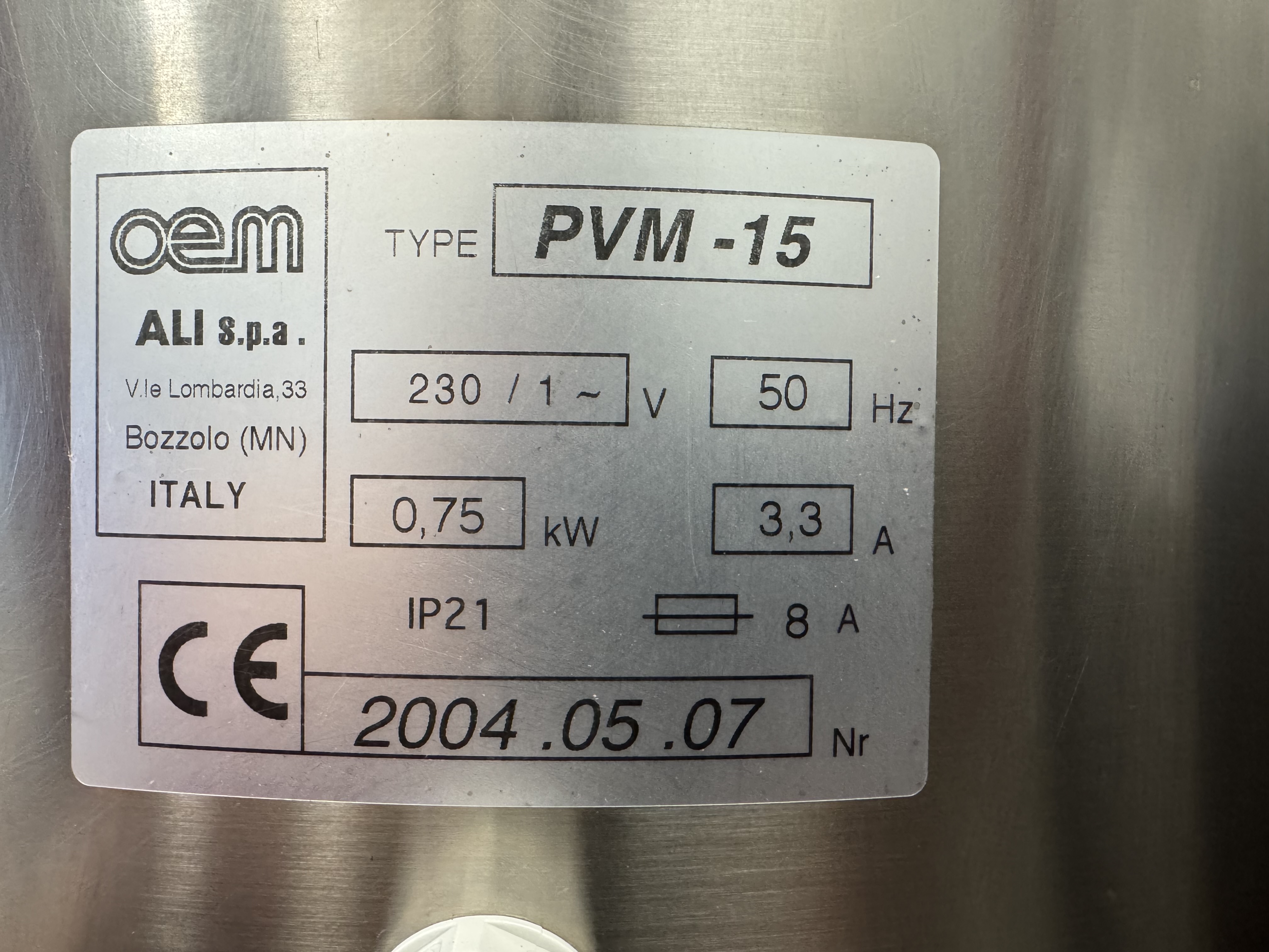 Used Potatisskalare Berkel PVM-15 #2767