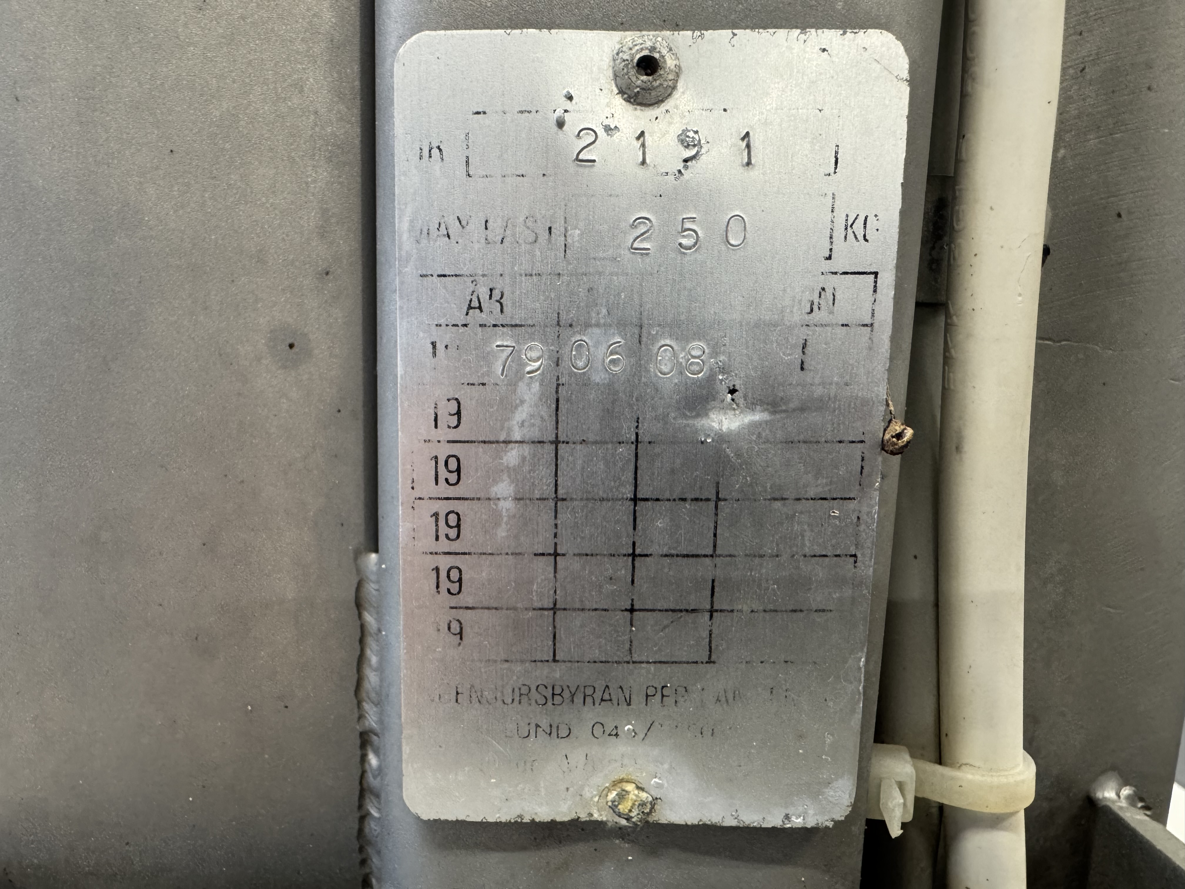 Used KÅ-GE Lyften. SKV200 MKR #2801