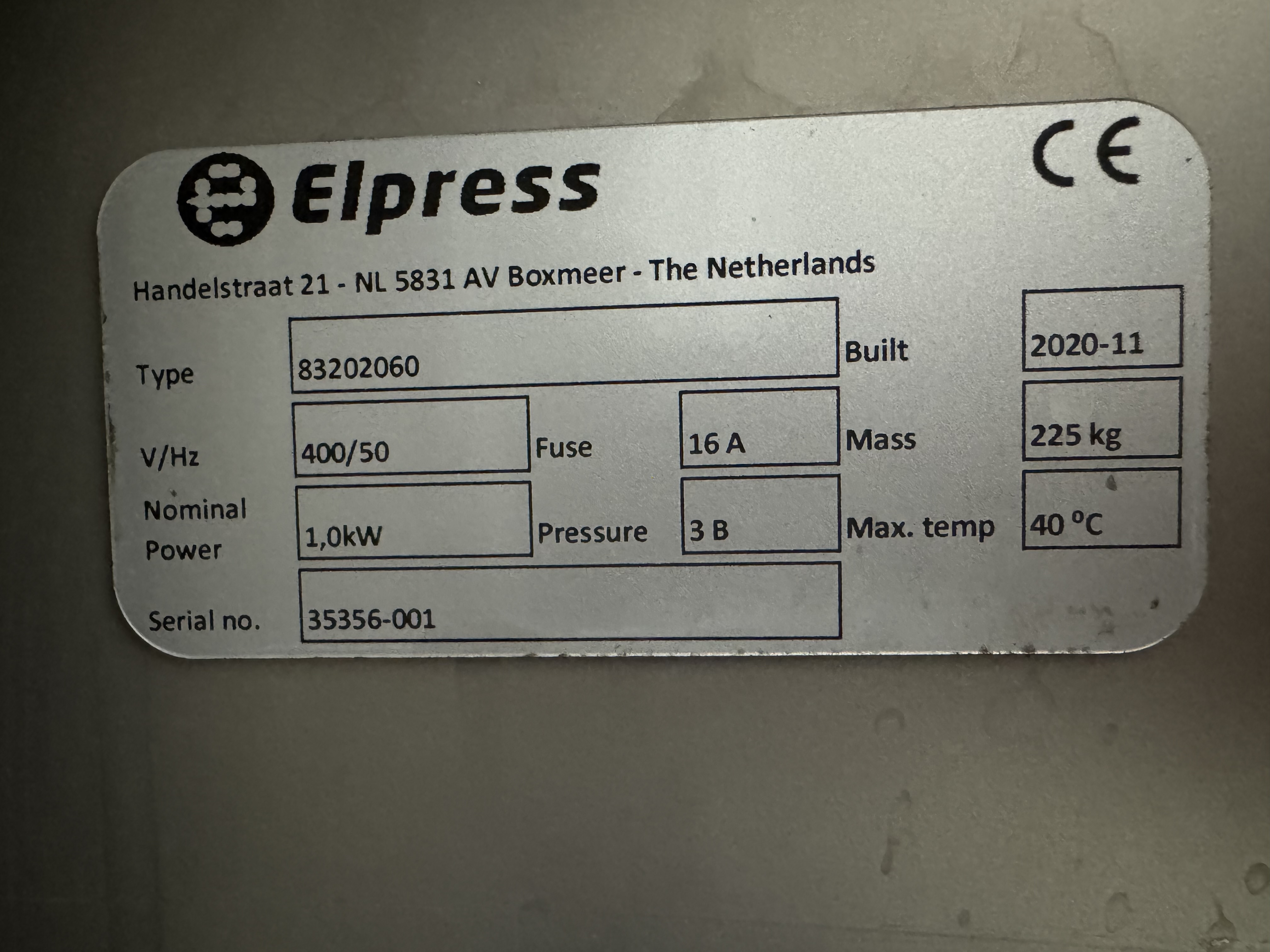 Used Elpress 83202060 Maskin för rengöring av händer och skor #2853