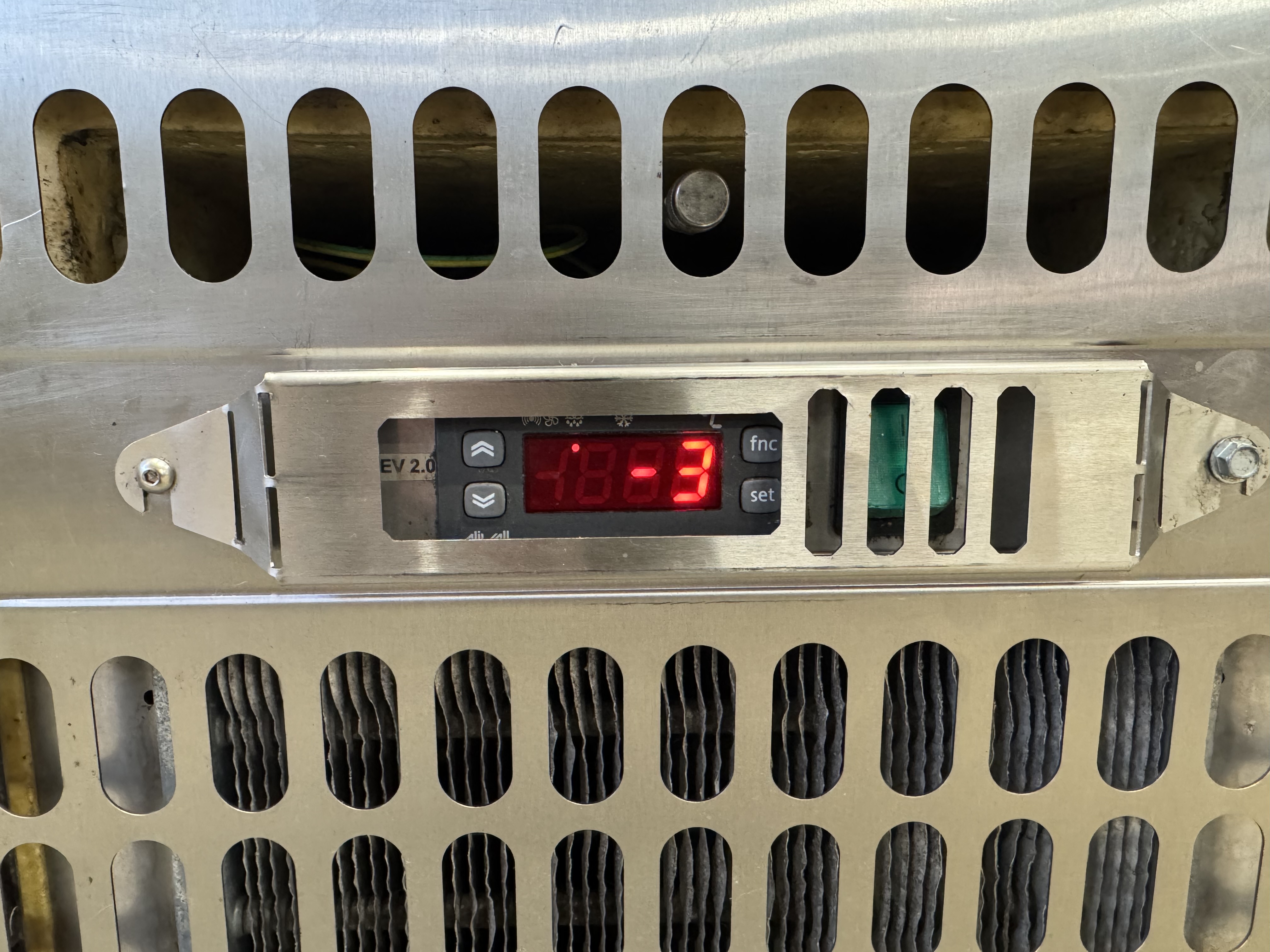 Used Metos kylbänk med tövattenavlopp #2819