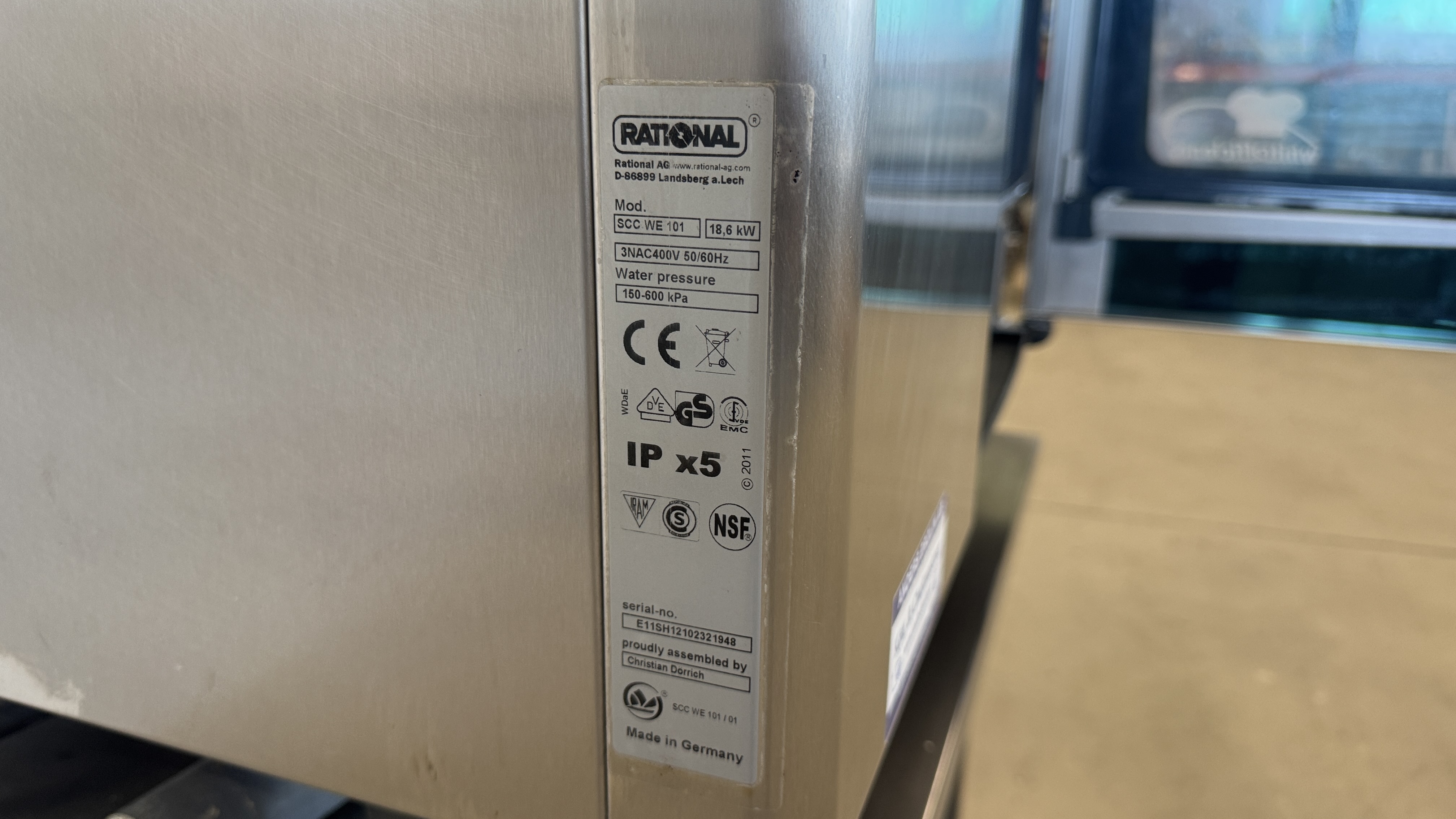 Used Rationalugn SCC WE 101 -2012 #2609