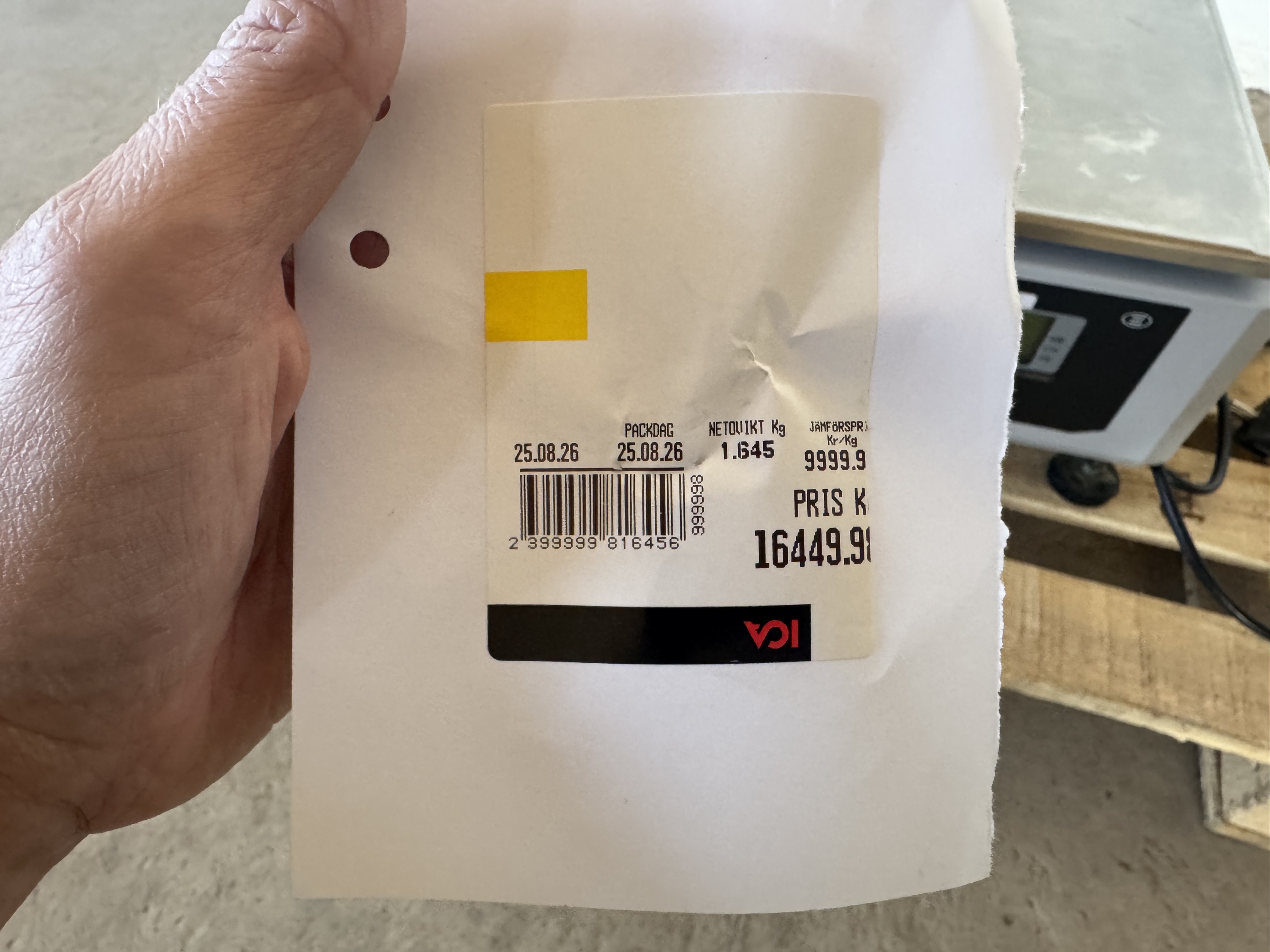 Used Våg DIGI SM-500EB #2928