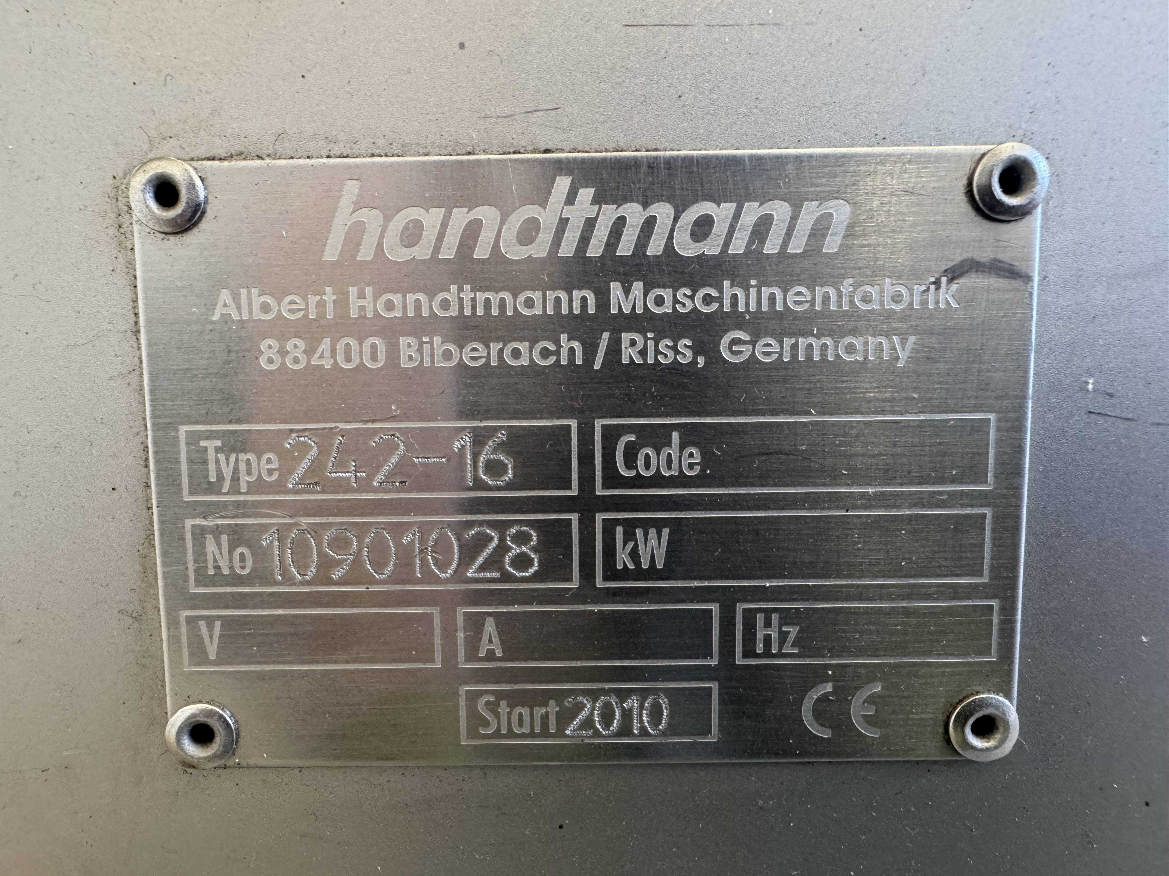Used Handtmann 226-01 och 242-16 Avhängare med länksystem. #2877
