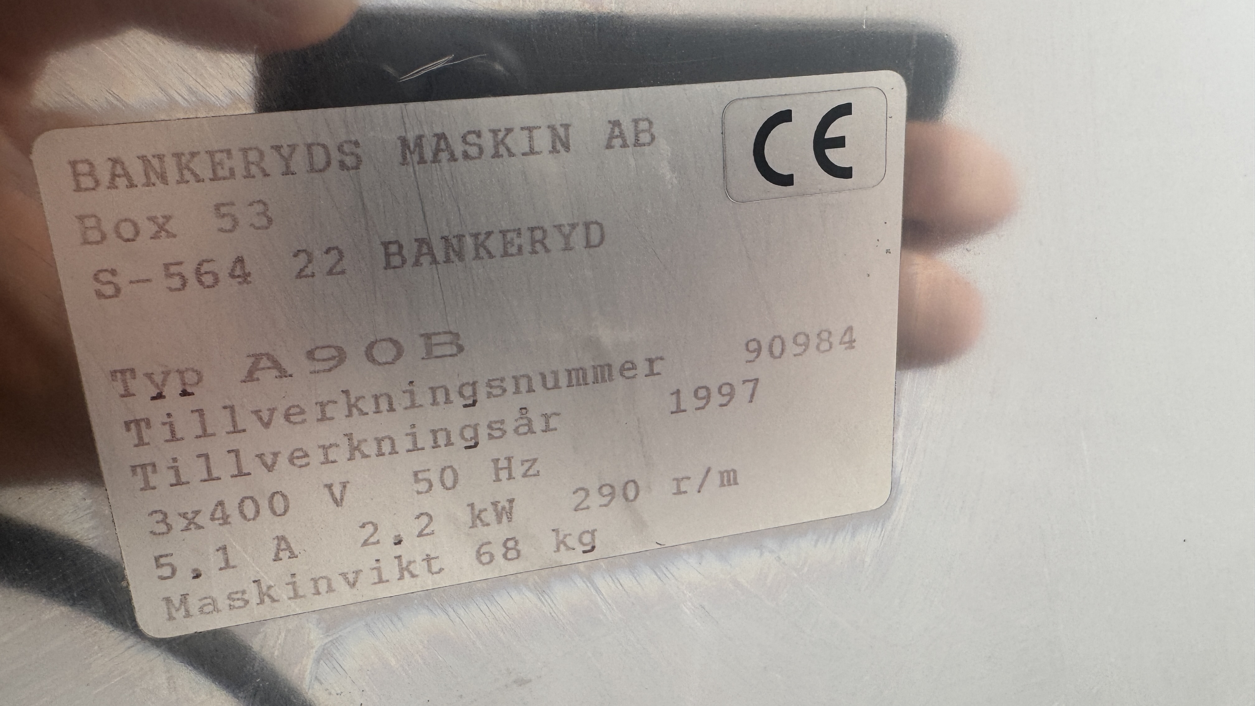 Used Köttkvarn Bankeryd A90B #2631