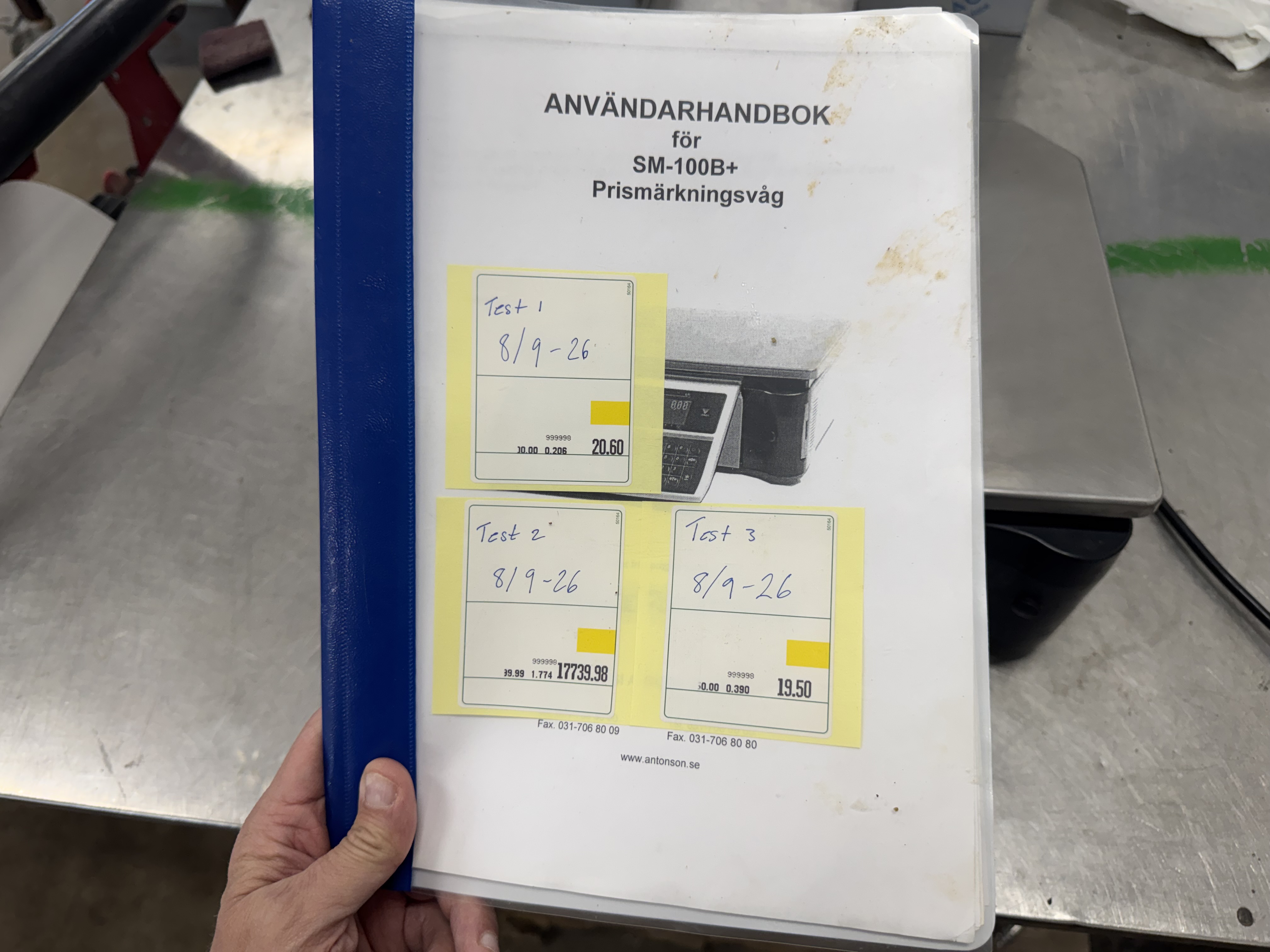 Used Våg DIGI SM-100 #2941