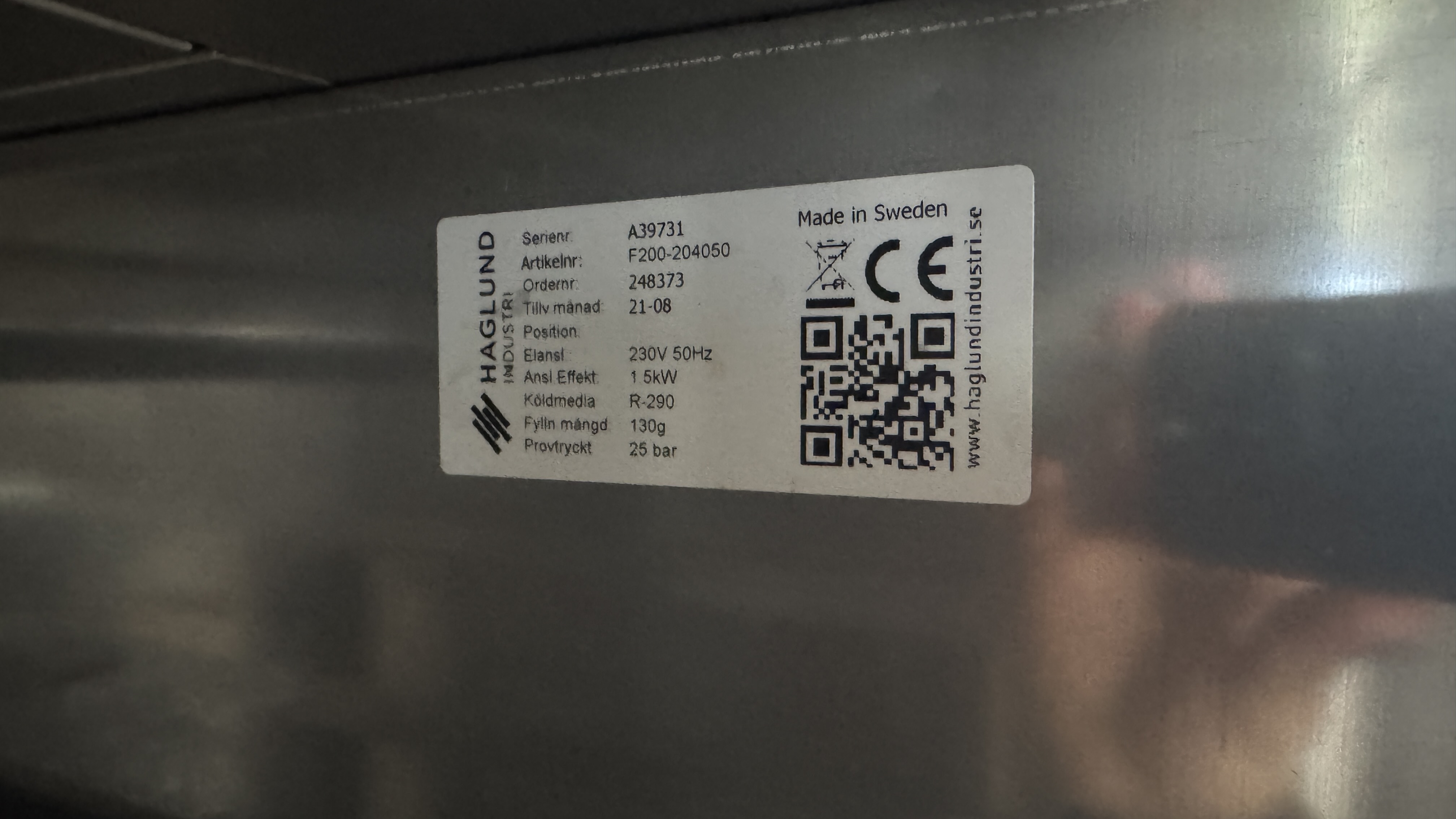 Used Jässkåp Sveba Dahlén F200 -2021 #2655