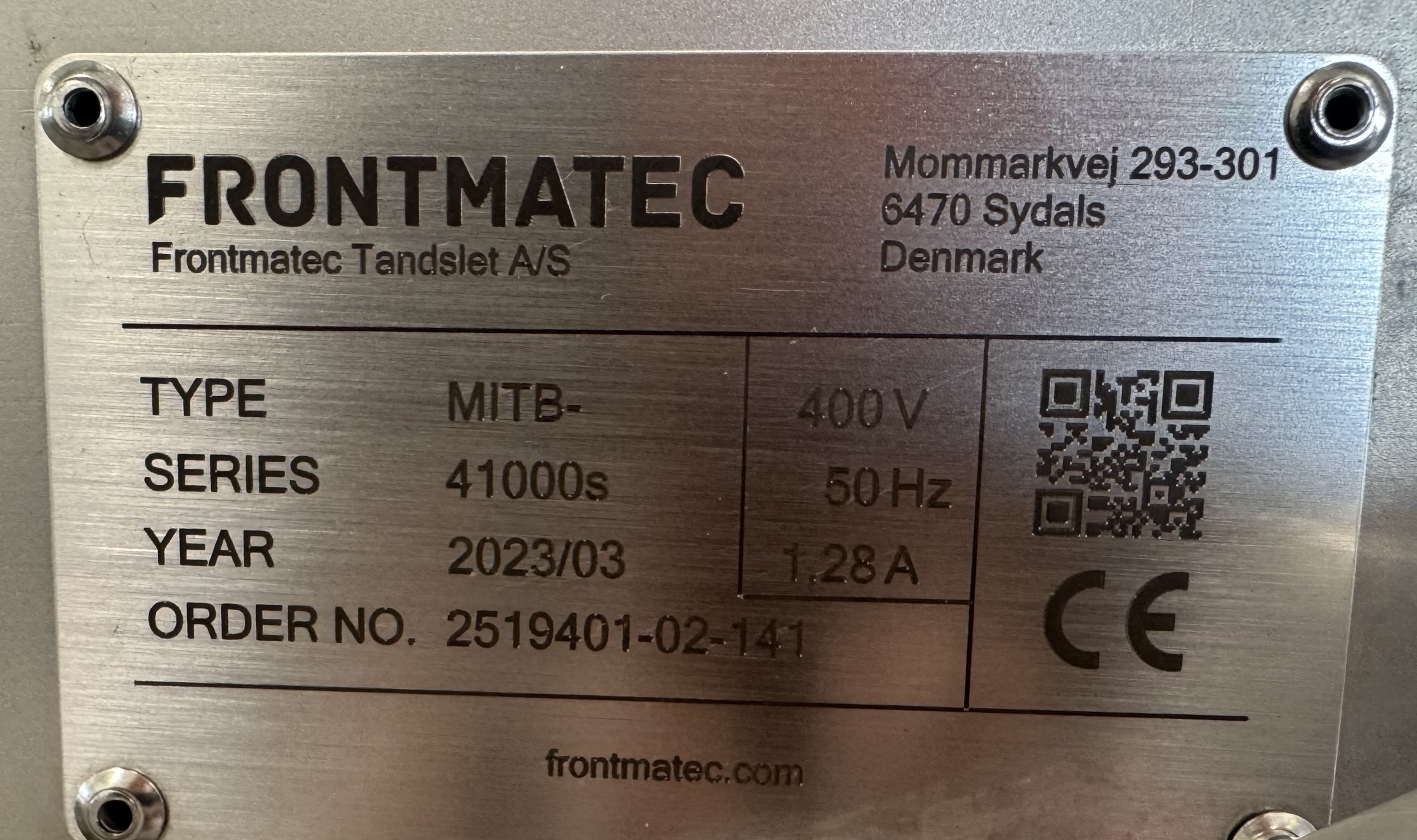 Used Transportband Frontmatec MITB #2902