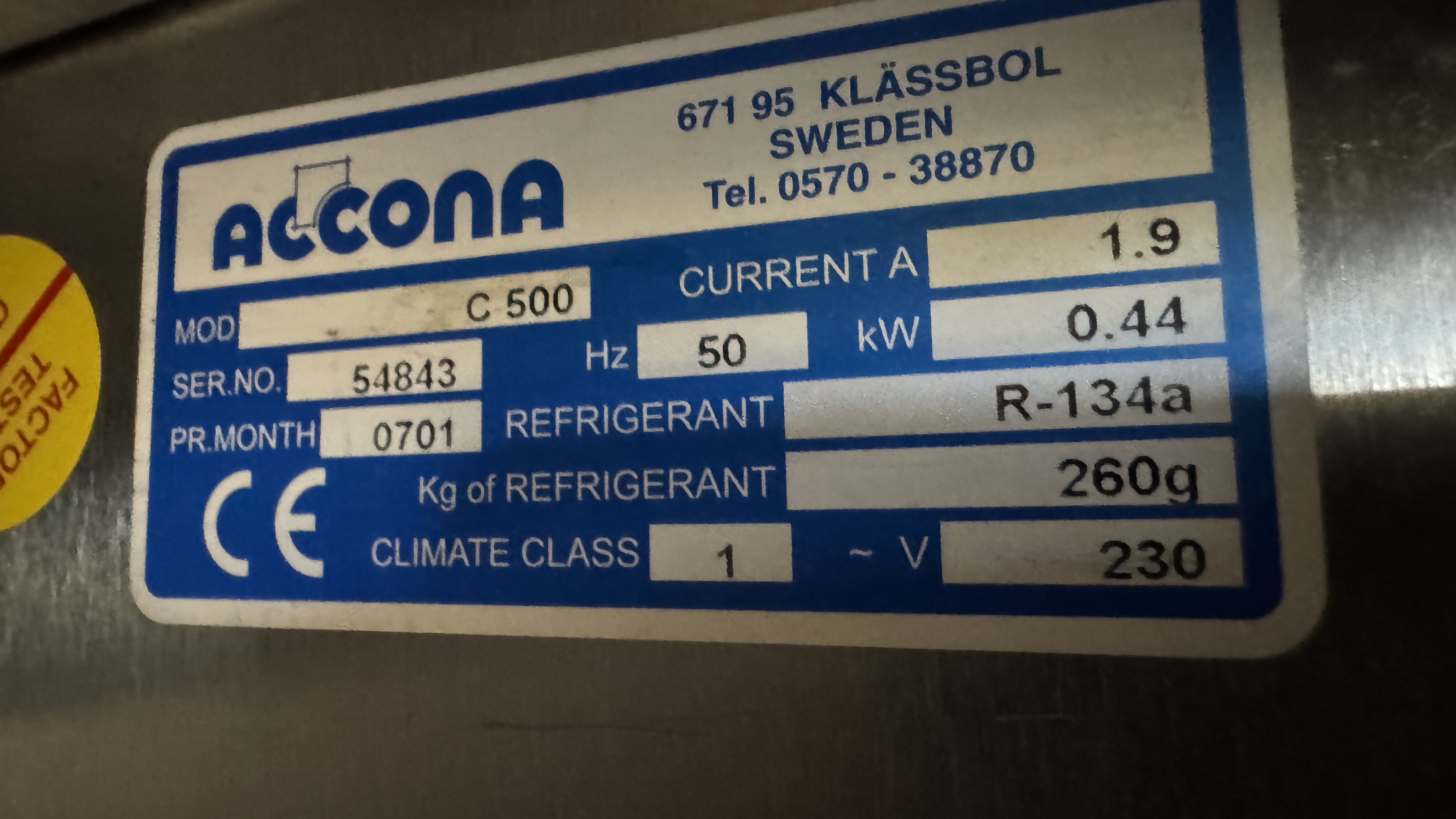 Used Kylskåp Accona #2657