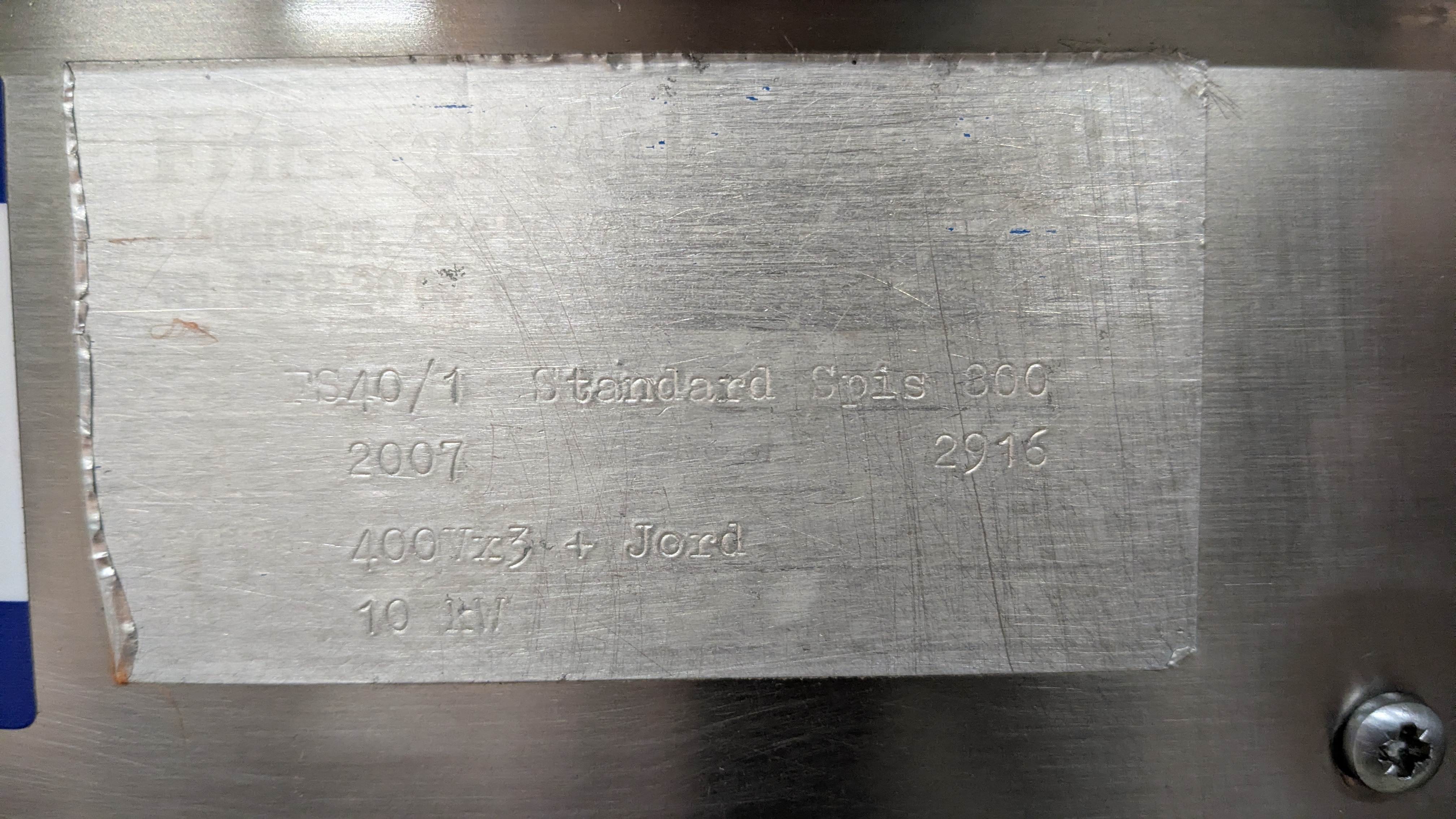 Used Fribergs Verkstäder FS40/1