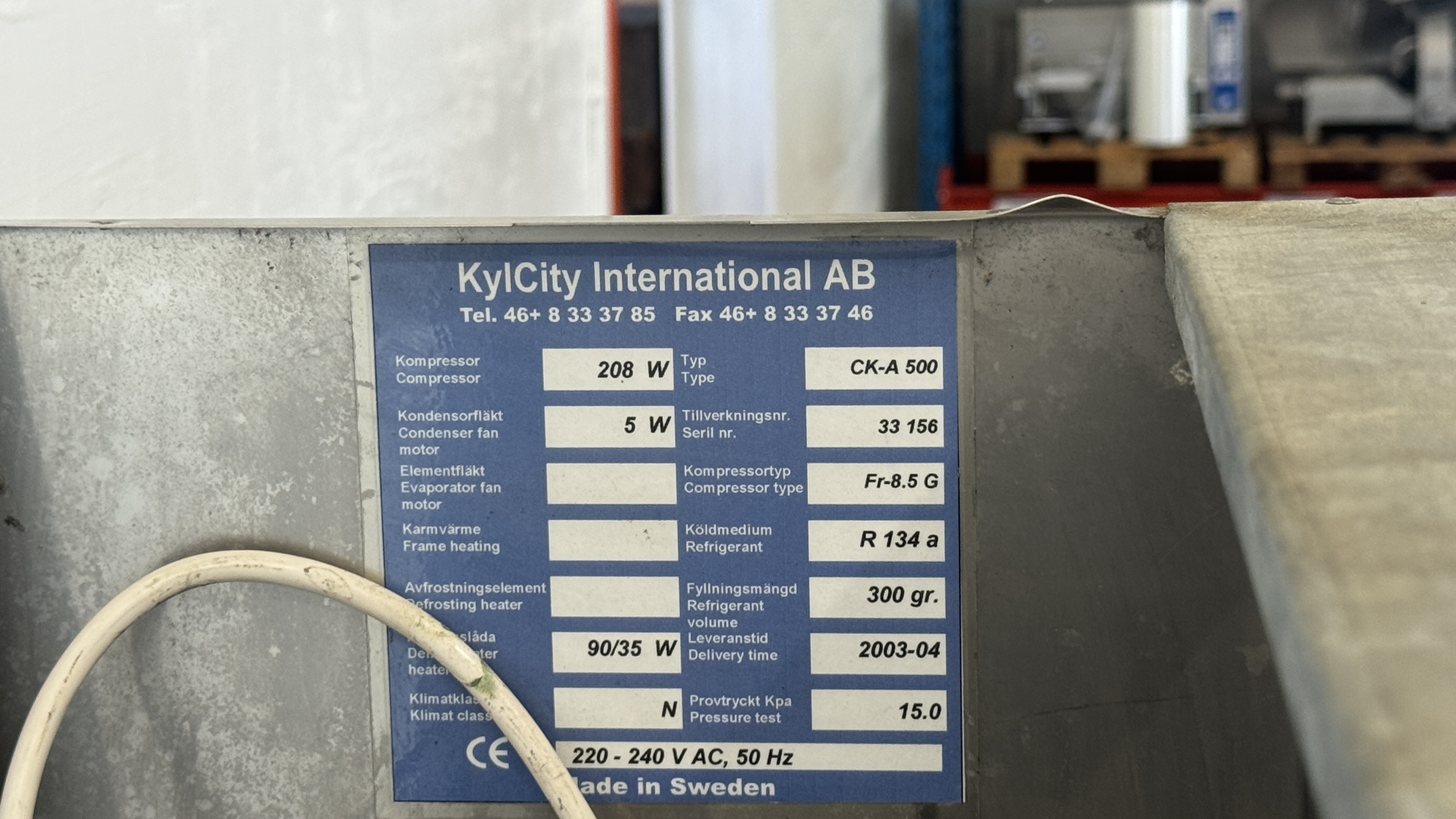 Used Kylskåp KylCity -2003 #2649