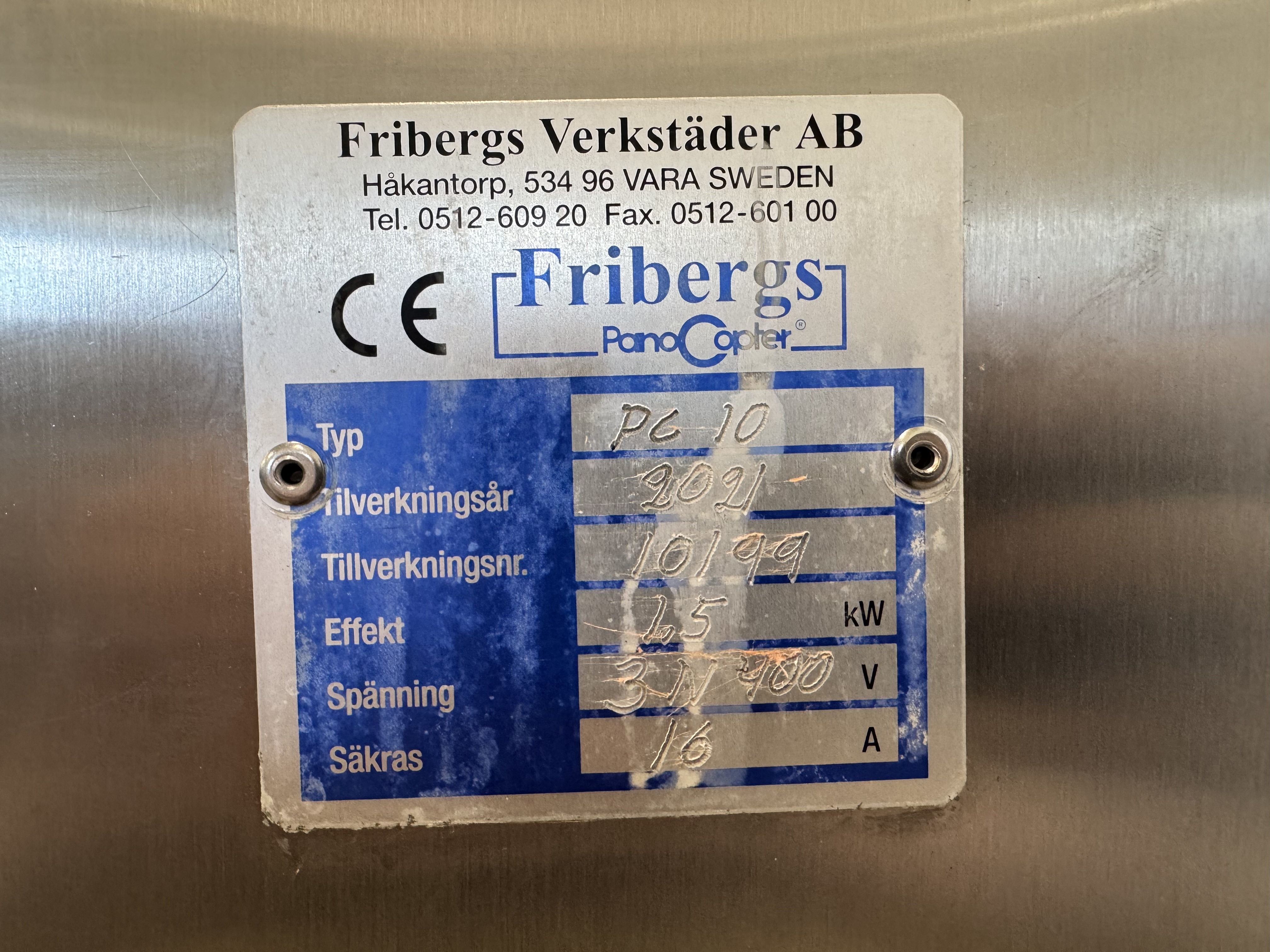 Used Kokgrytor Fribergs Panocopter PC 10 #2900