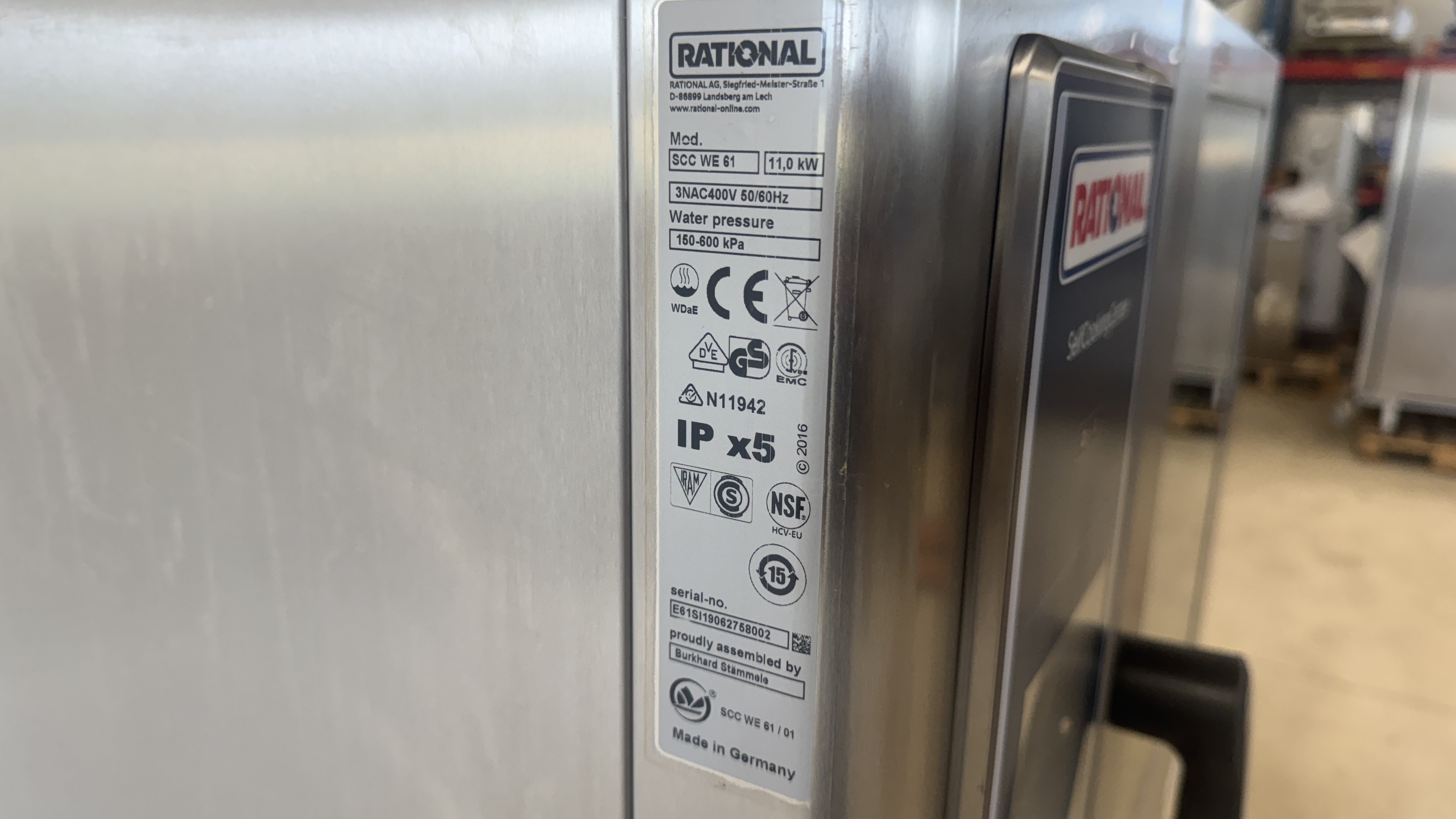 Used Rationalugn med huv SCC WE61 -2019 #2635