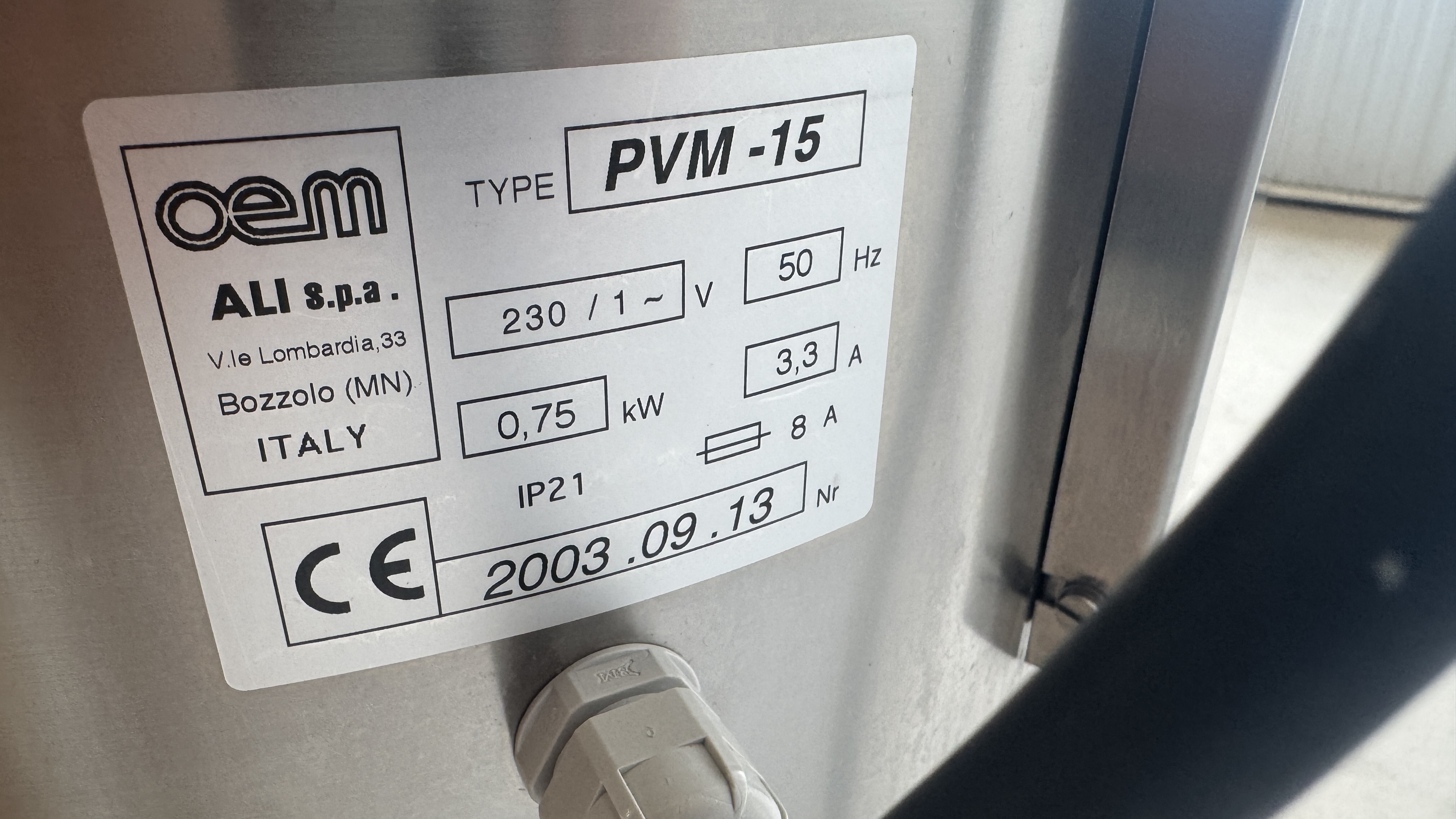 Used Potatisskalare Berkel PVM-15 -2003 #2627