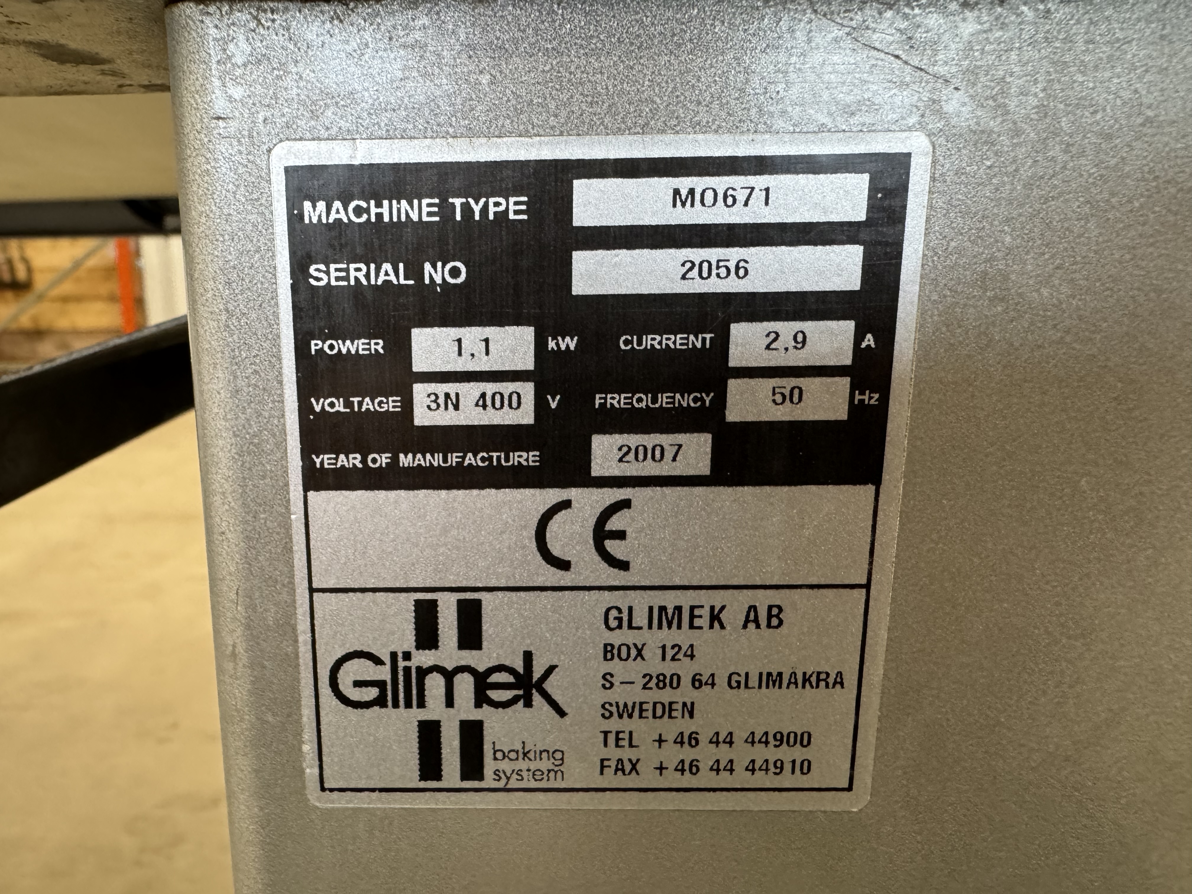 Used Långrullare GLIMEK MO671 #2964
