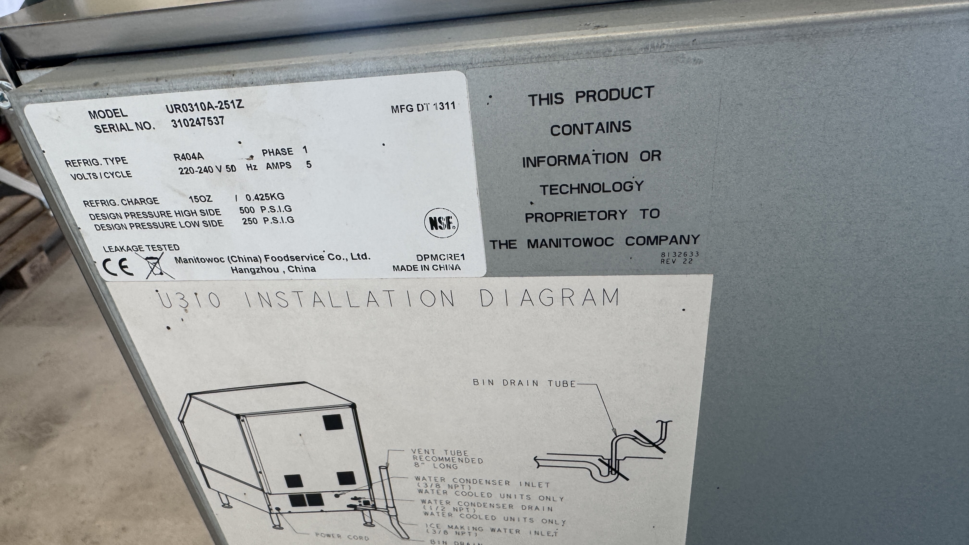 Used Ismaskin kuber -2013 #2660