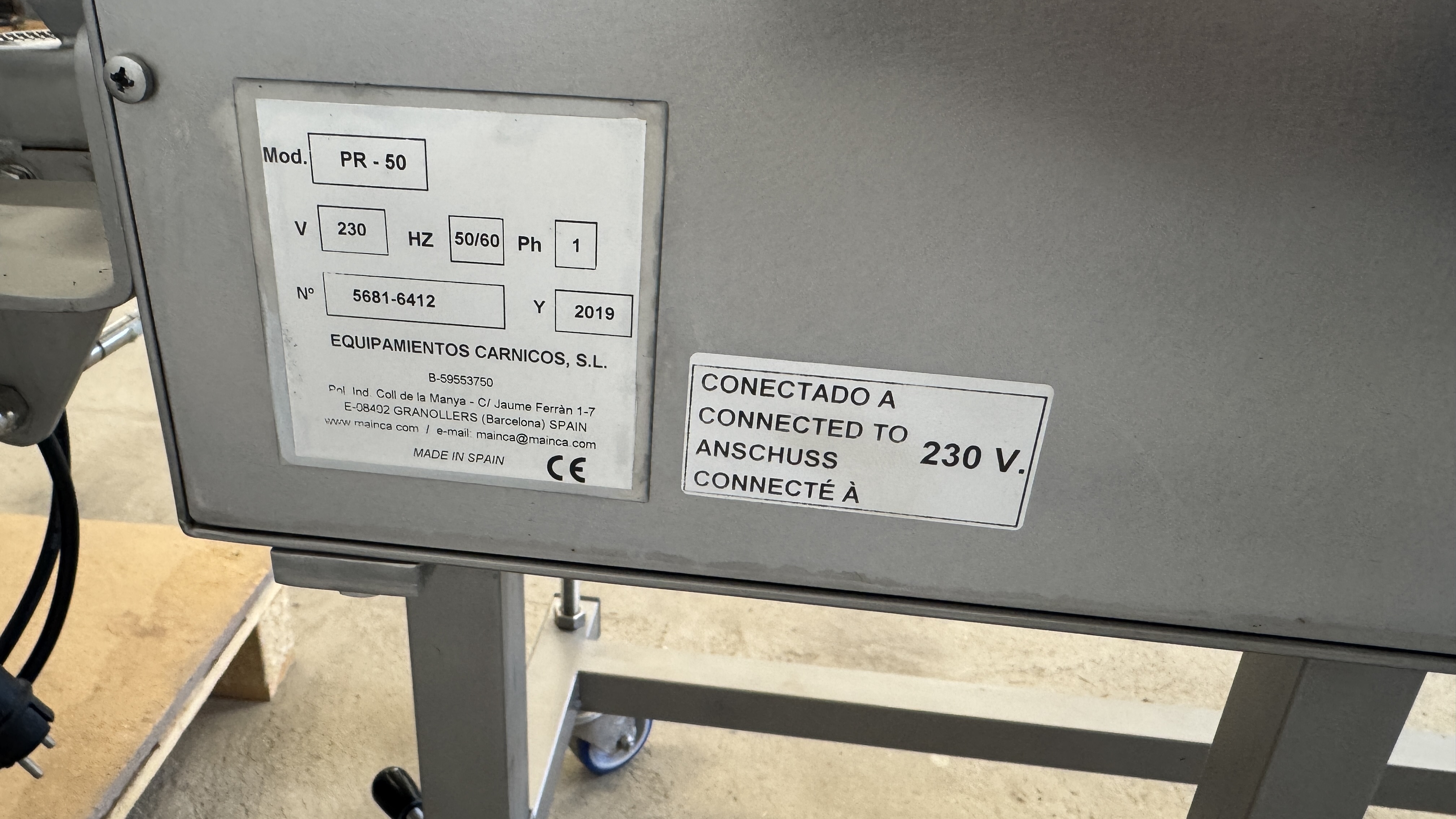 Used Blandarkvarn med Portionerare Mainca MG-95 och PR-50 -2019 #2687