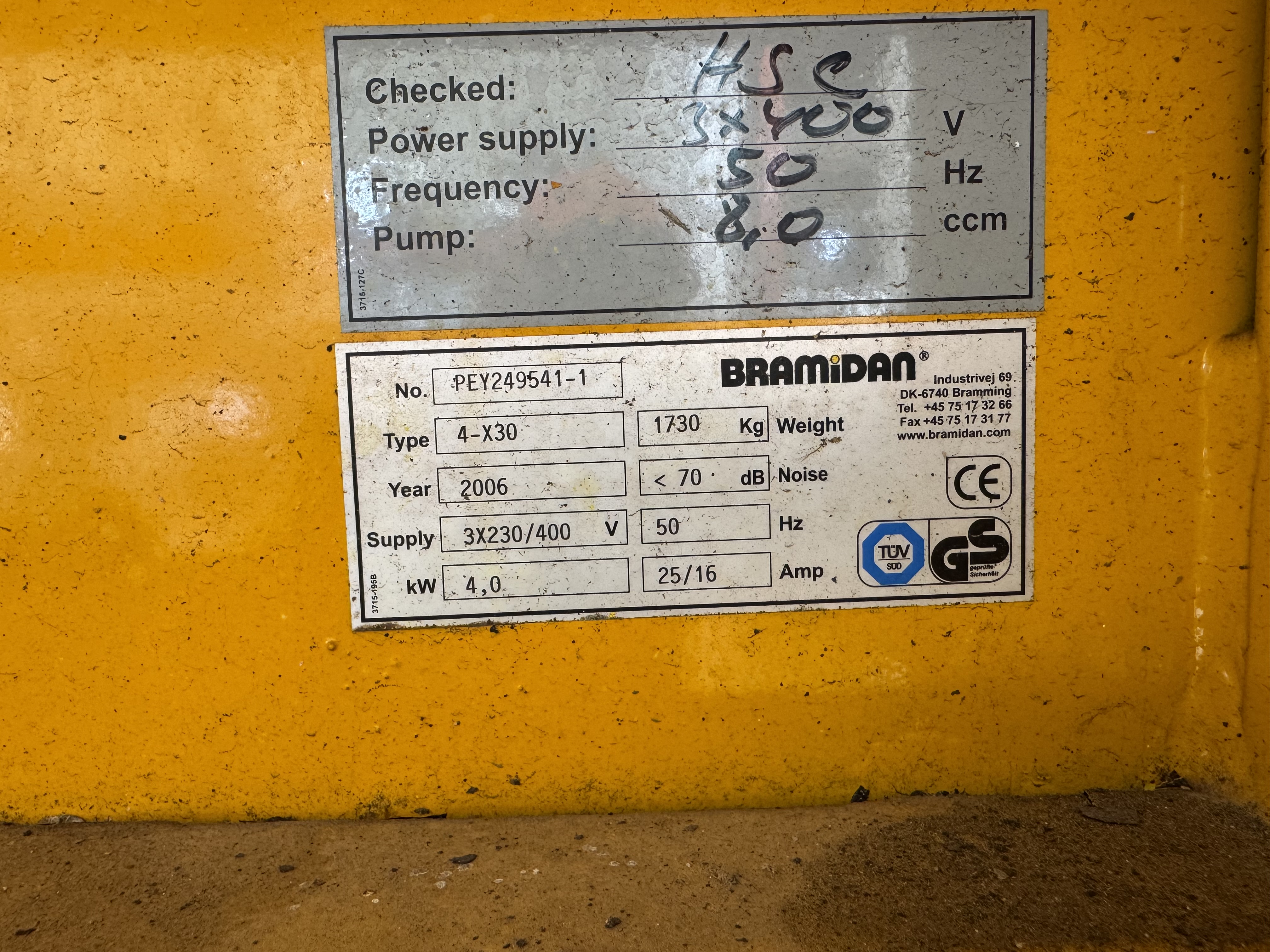 Used Press Bramidan 4-x 30 #2881