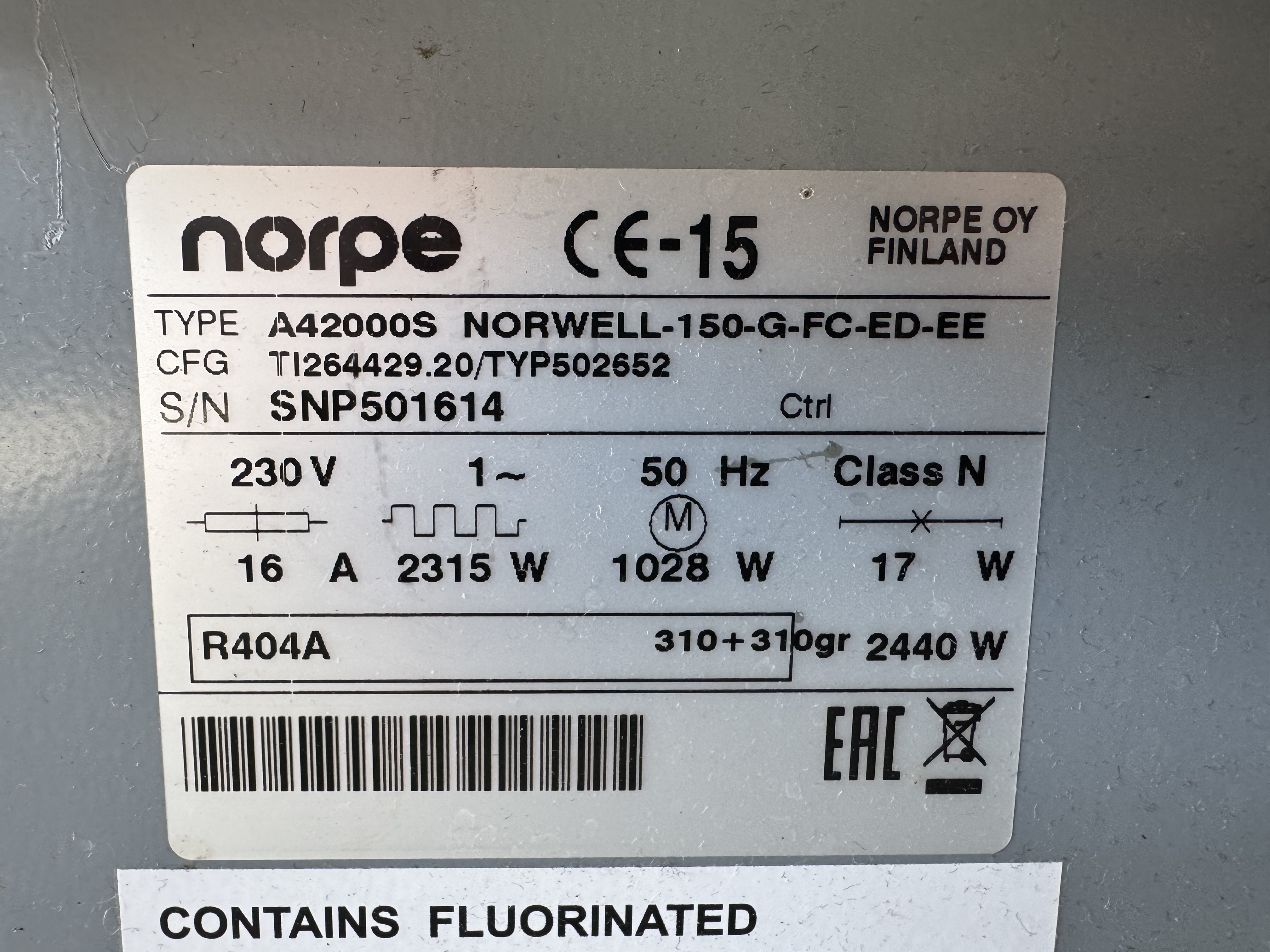 Used Kyldisk Norpe A42000S #2925