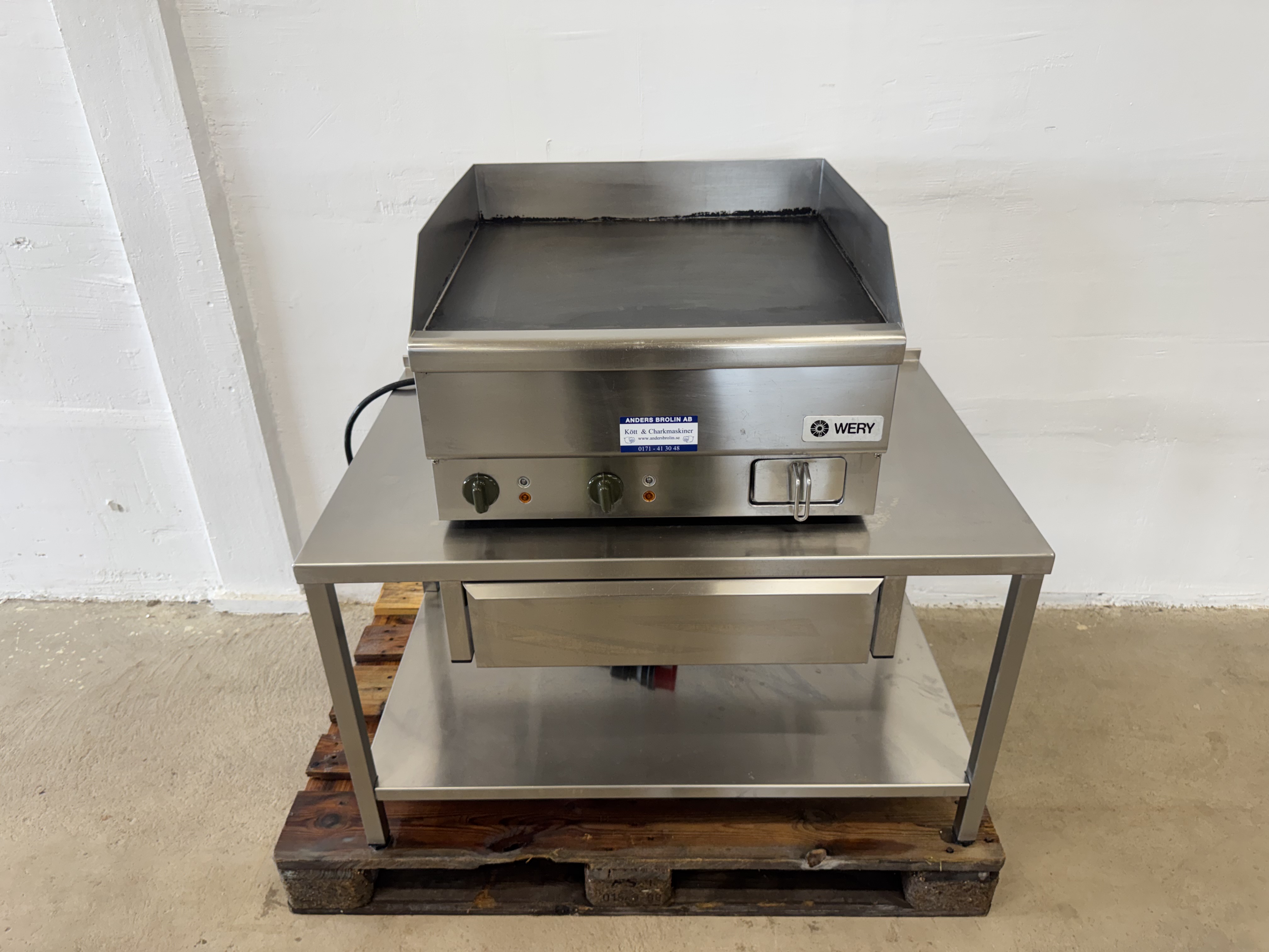 Used Stekbord Wery med bänk #2891