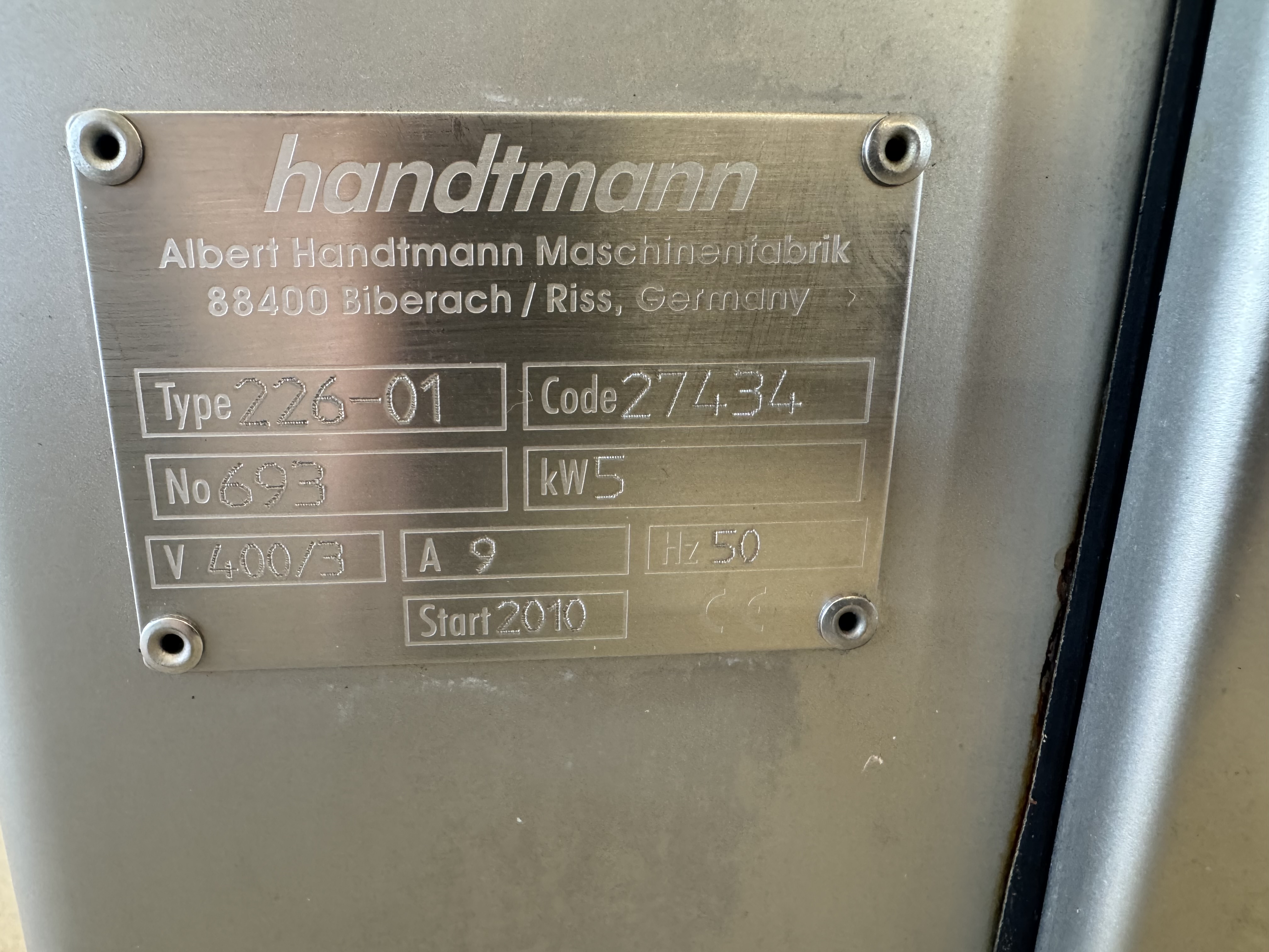 Used Handtmann 226-01 och 242-16 Avhängare med länksystem. #2877