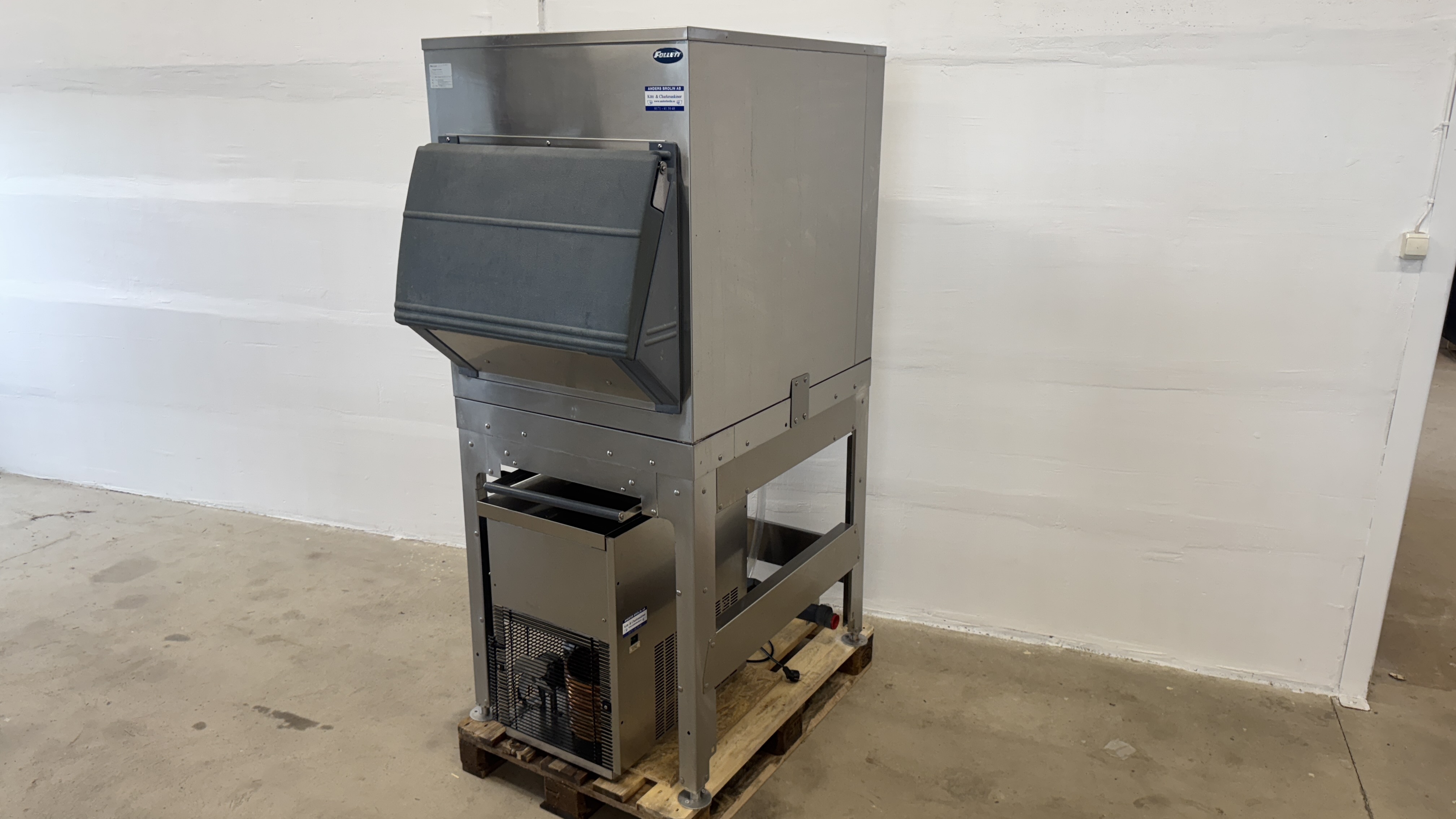 Used Ismaskin (flakes) Follett Lits700SG med vagn #2678