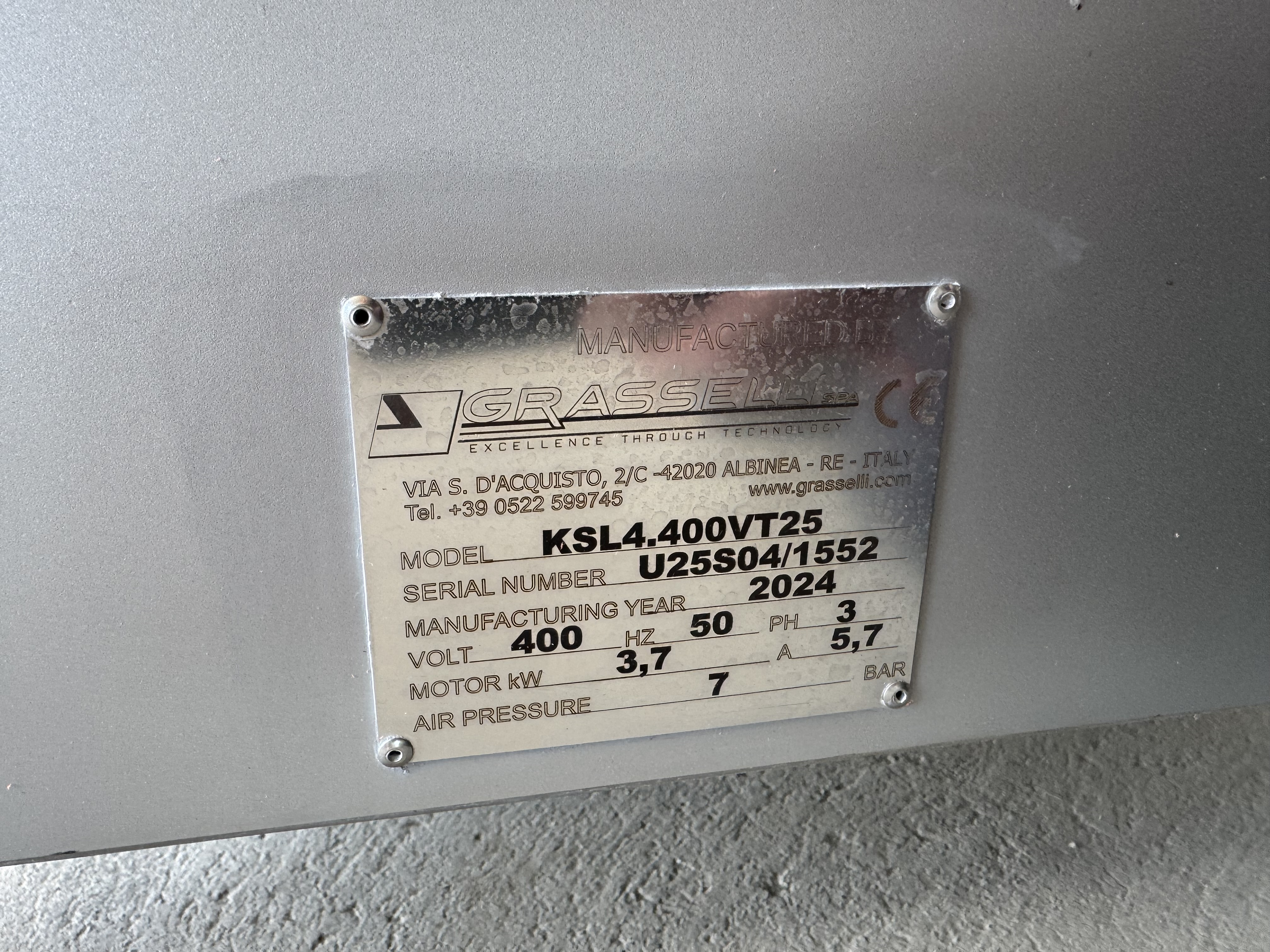 Used GRASSELLI KSL4 #2915